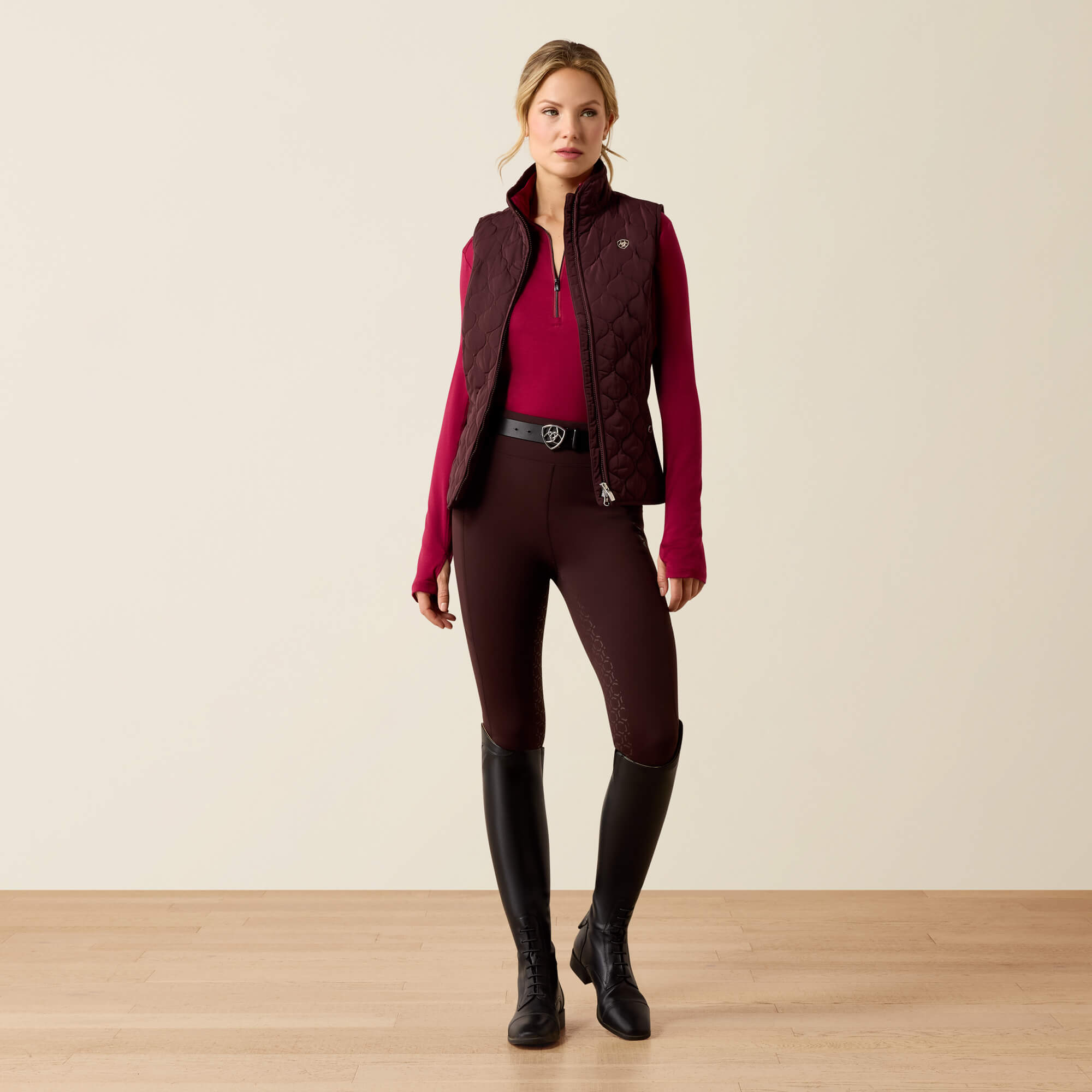 Ashley 2.0 Insulated Vest Full - CHOCOLATE PLUM