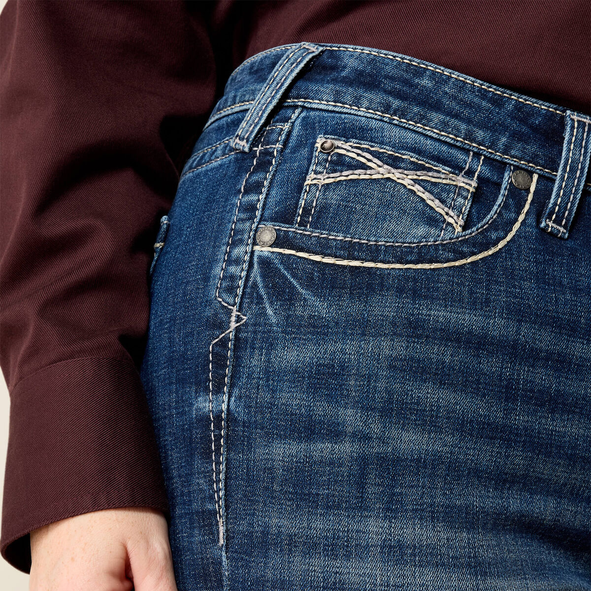 High Rise Teresa Slim Trouser Jeans - Decatur