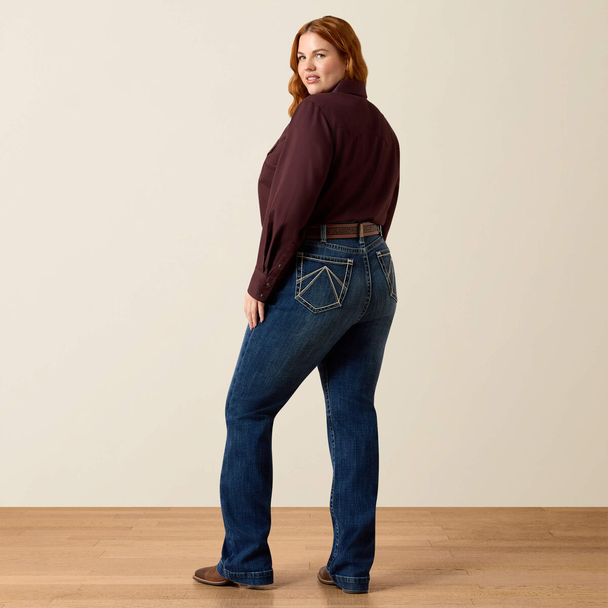 High Rise Teresa Slim Trouser Jeans - Decatur
