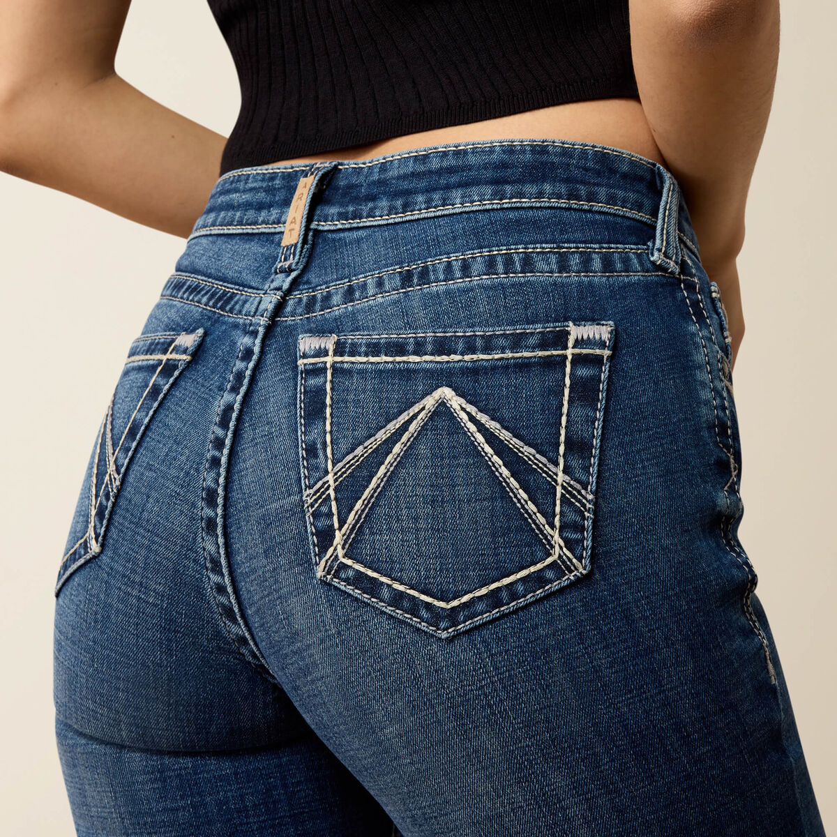 High Rise Teresa Slim Trouser Jeans - Decatur