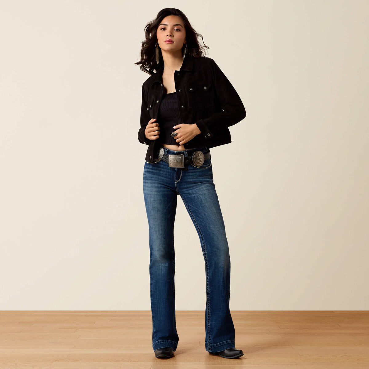 High Rise Teresa Slim Trouser Jeans - Decatur