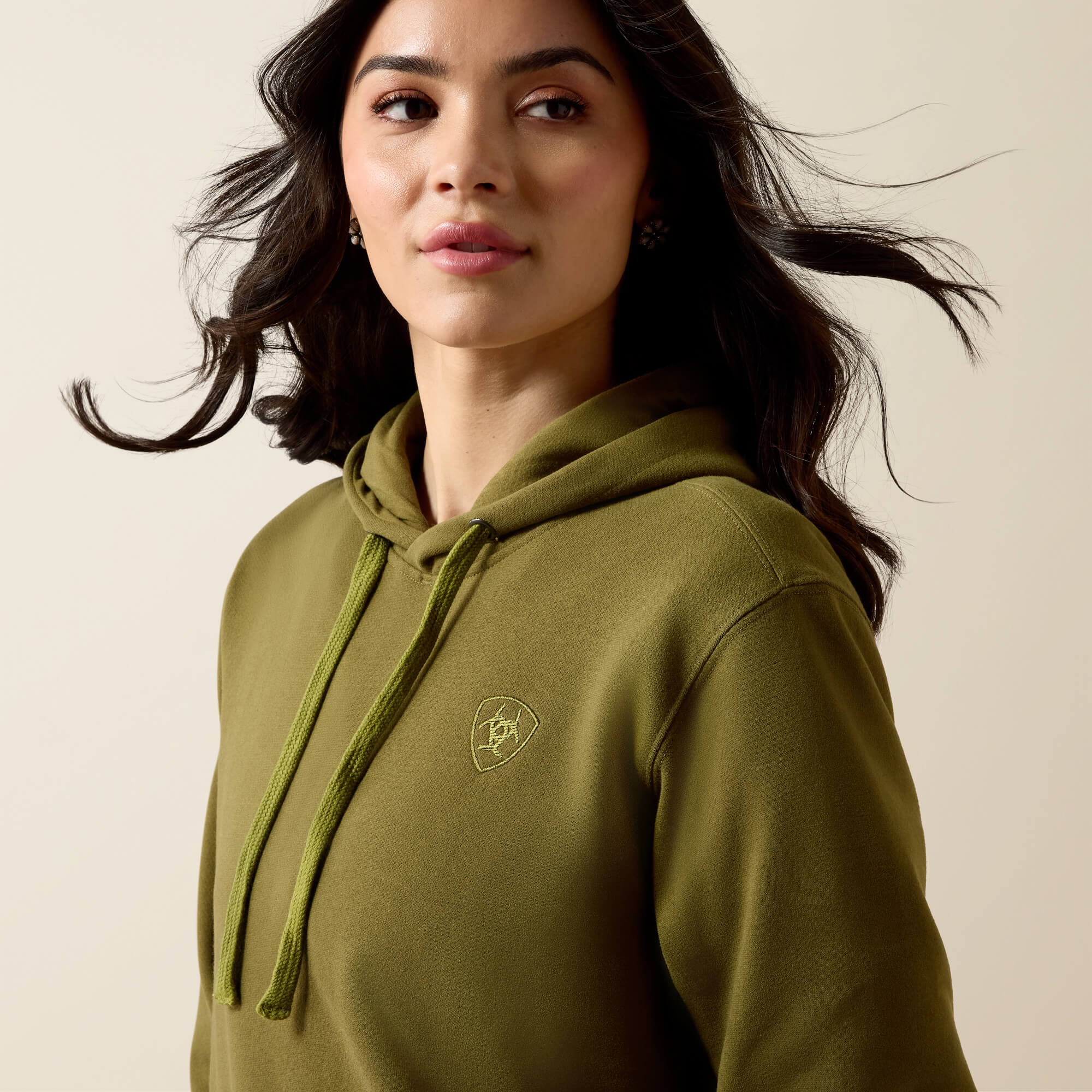 Ariat Logo 2.0 Hoodie 01 - MOSS GREEN