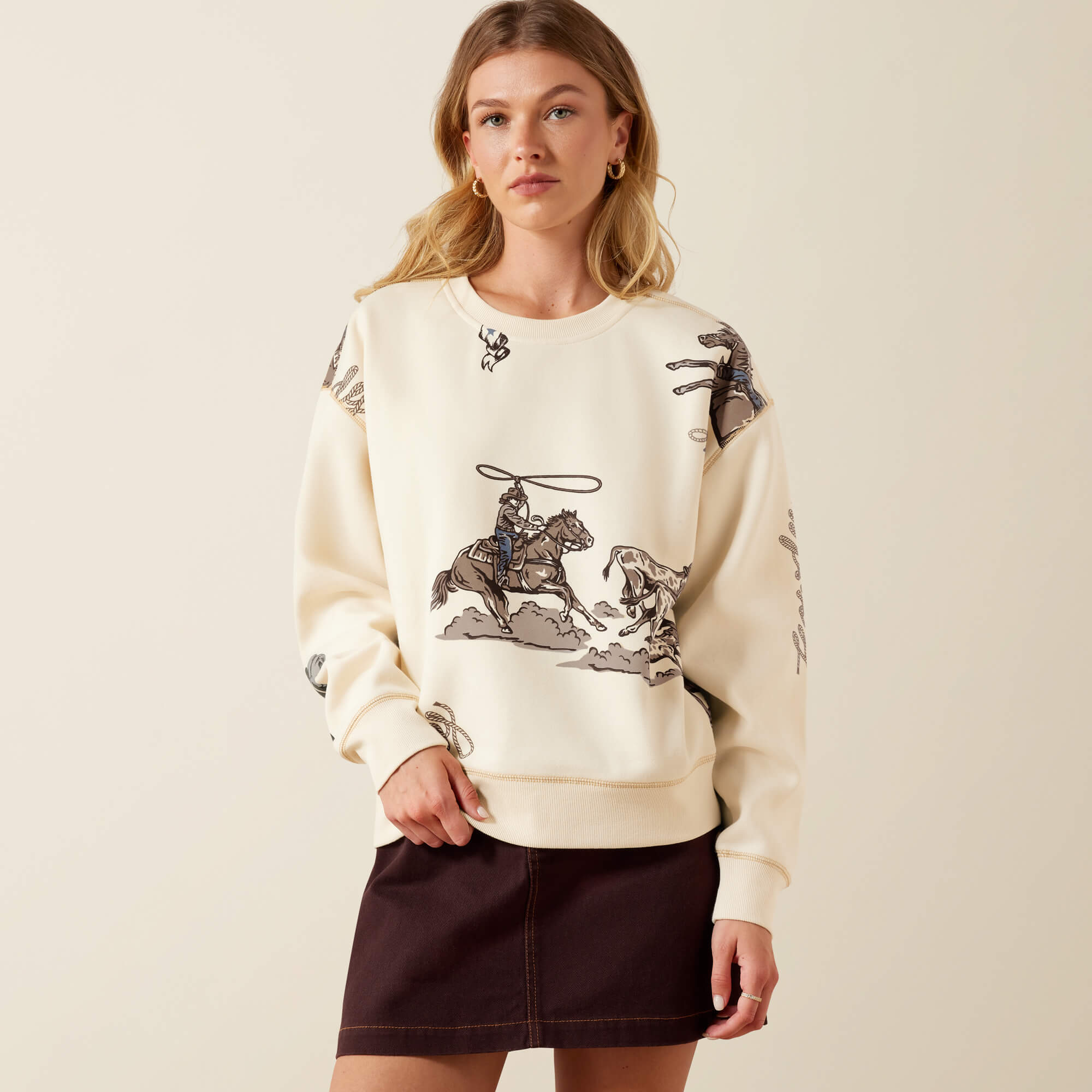 Rancher Sweatshirt 02 - PARCHMENT