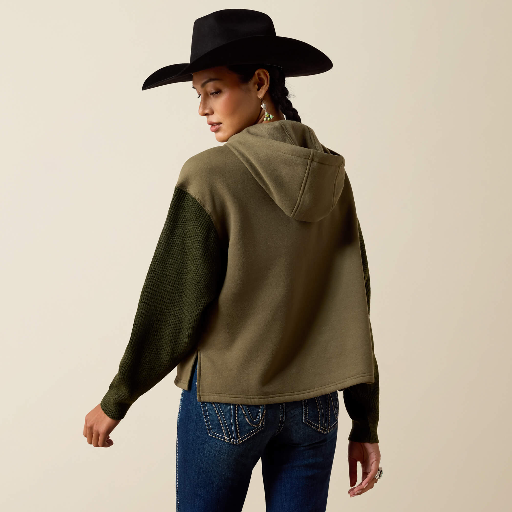 Bozeman Sweater Back - IVY GREEN