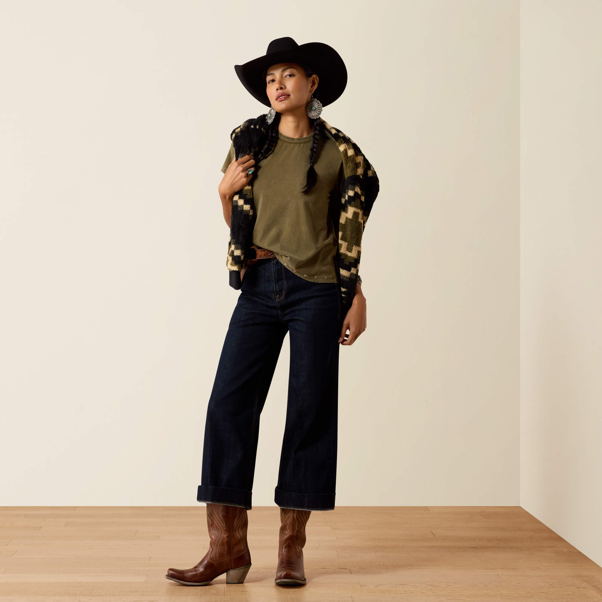 Roping T-Shirt Full - IVY GREEN