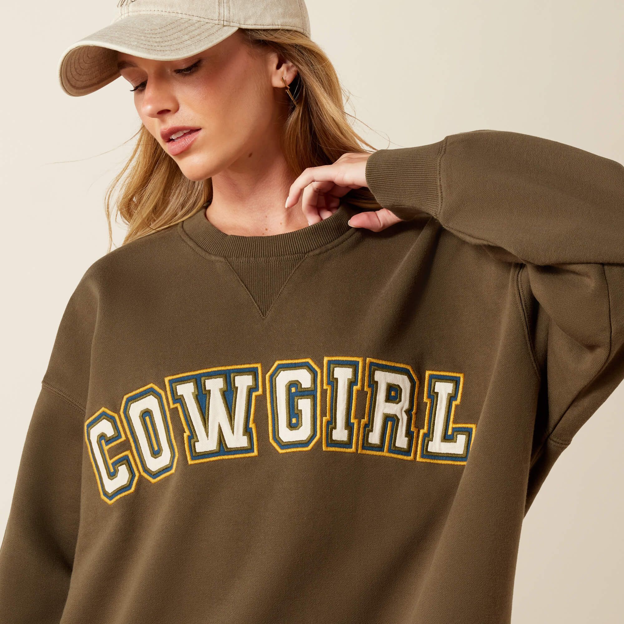 Oversize Sweatshirt 01 - IVY GREEN