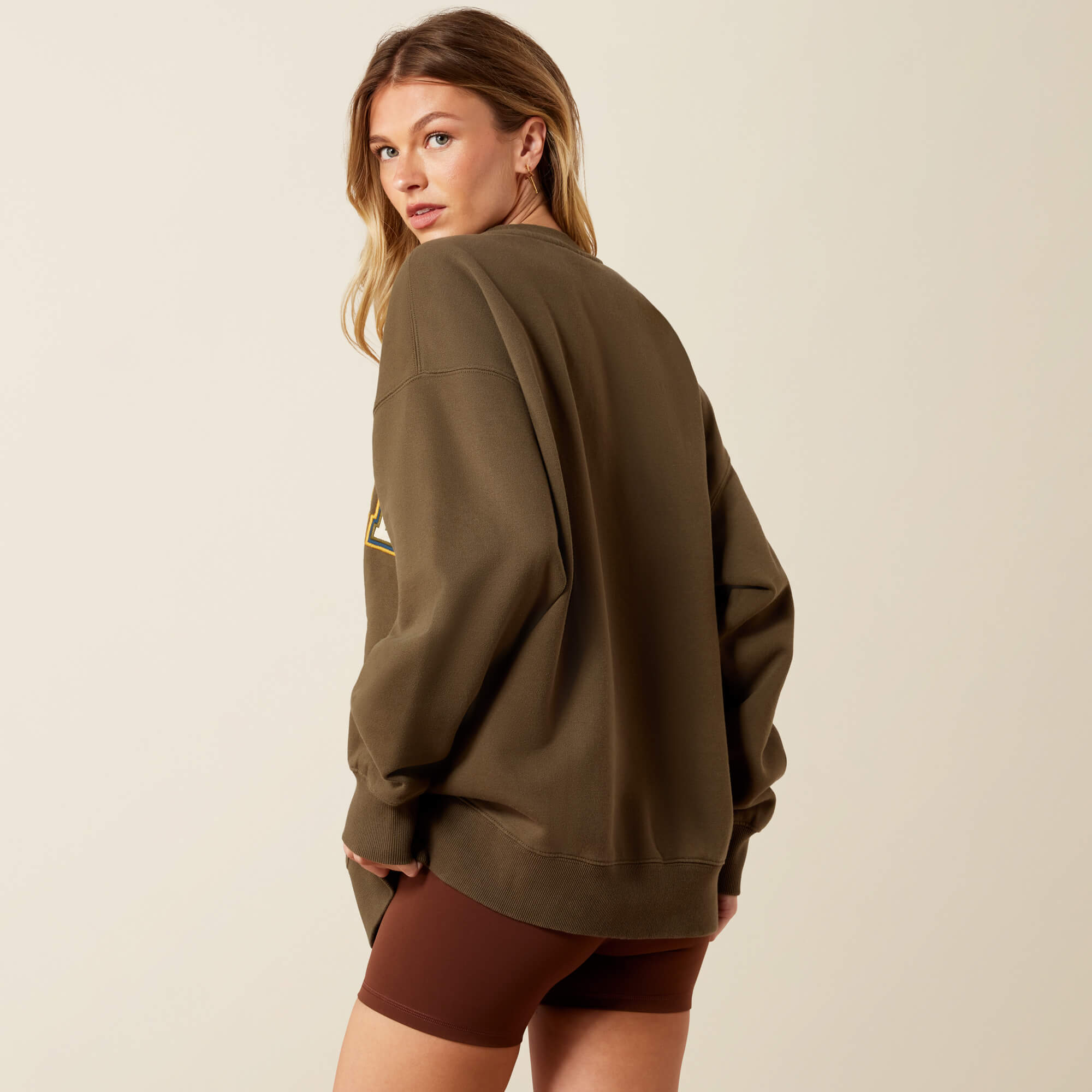 Oversize Sweatshirt Back - IVY GREEN