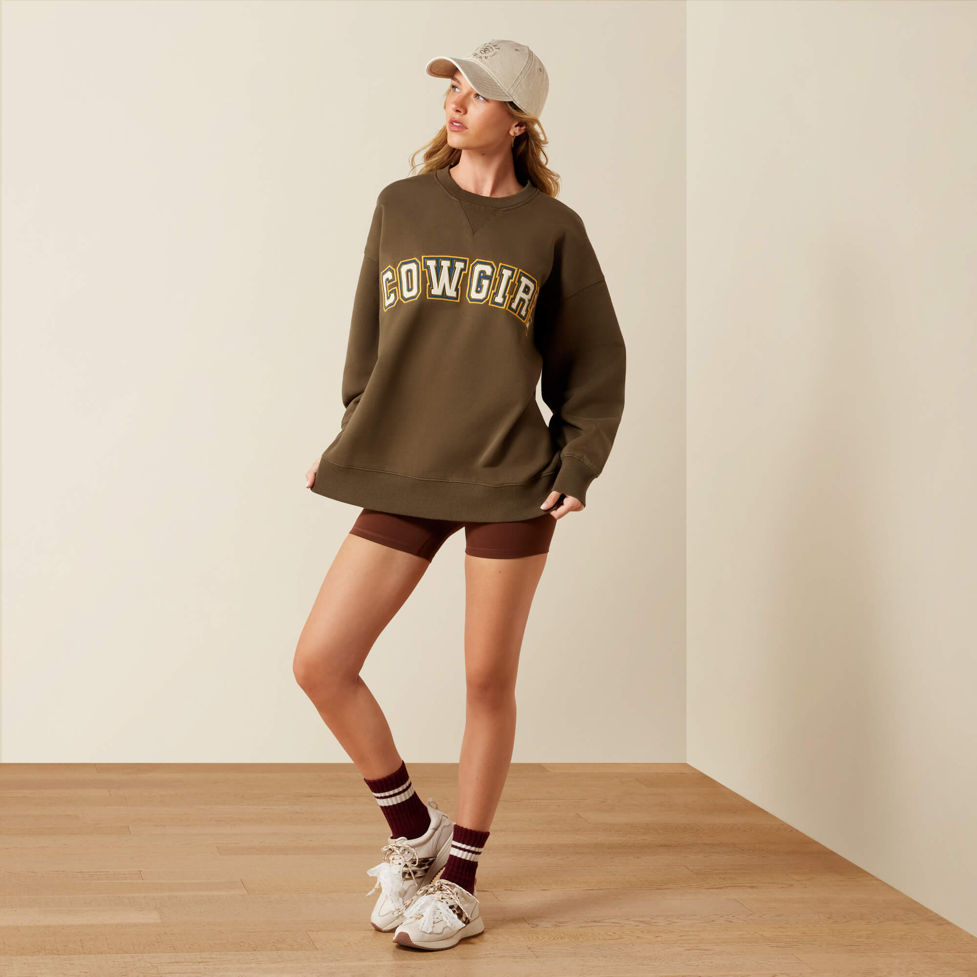 Oversize Sweatshirt Full - IVY GREEN