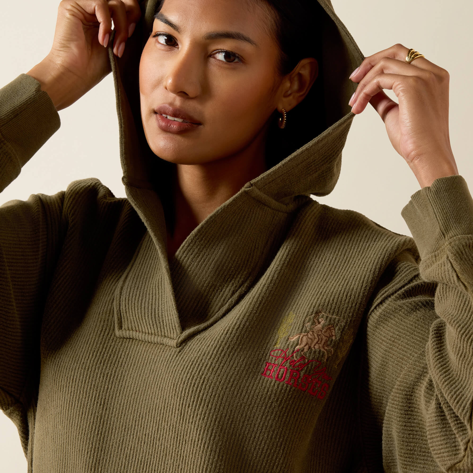 Valencia Hoodie 01 - IVY GREEN
