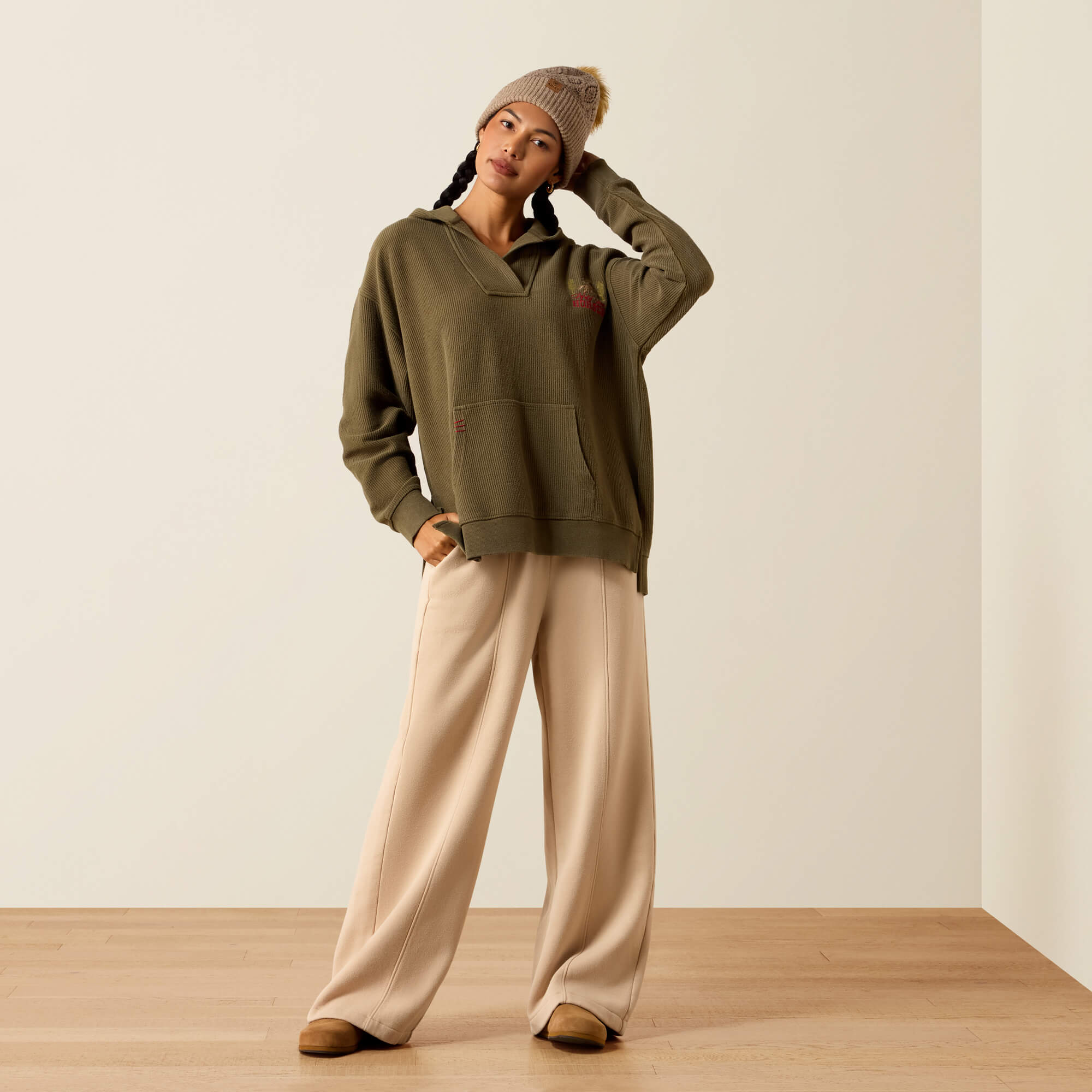 Valencia Hoodie Full - IVY GREEN