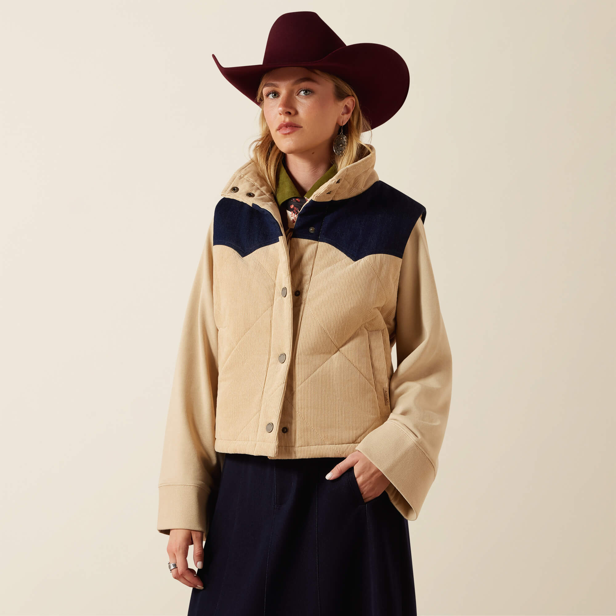 Dalton Vest Front - IRISH CREAM