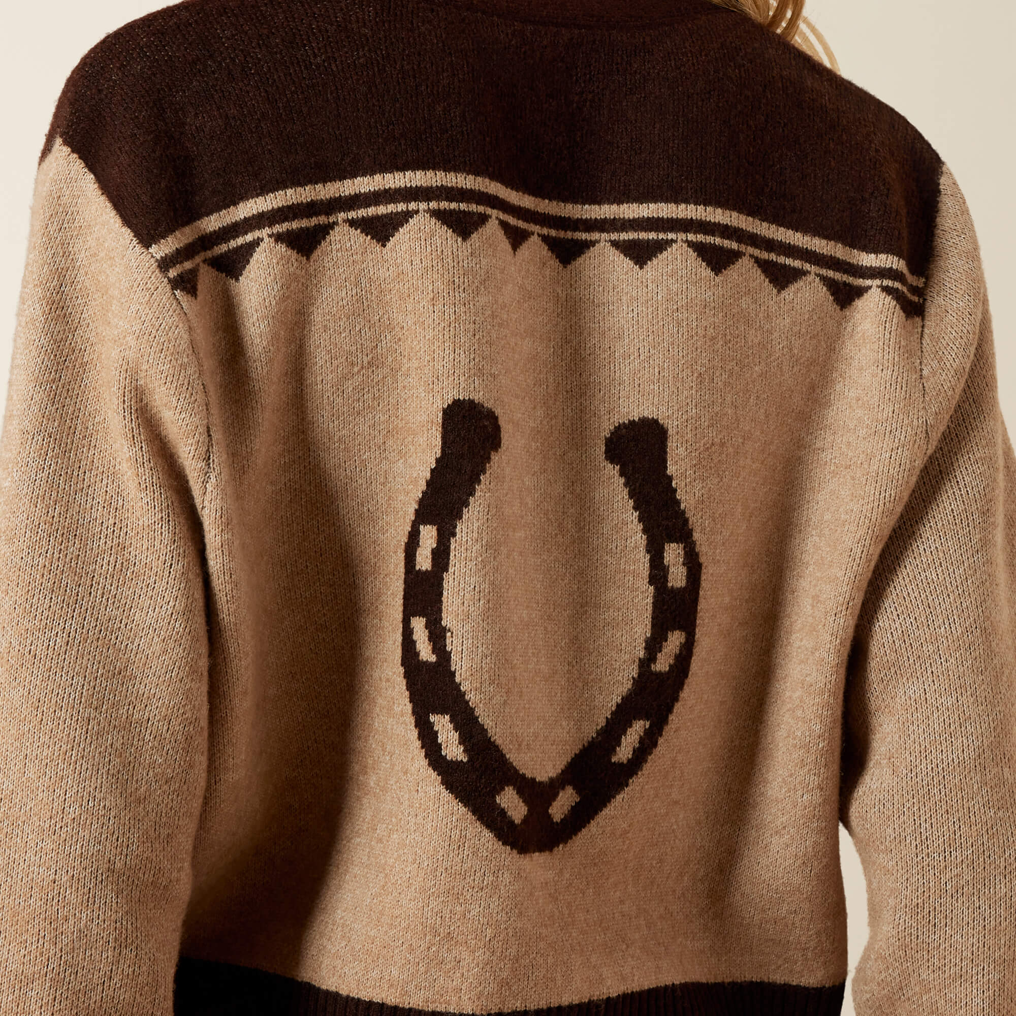 Colter Cardigan 02 - TIGER'S EYE|CHICORY COFFEE