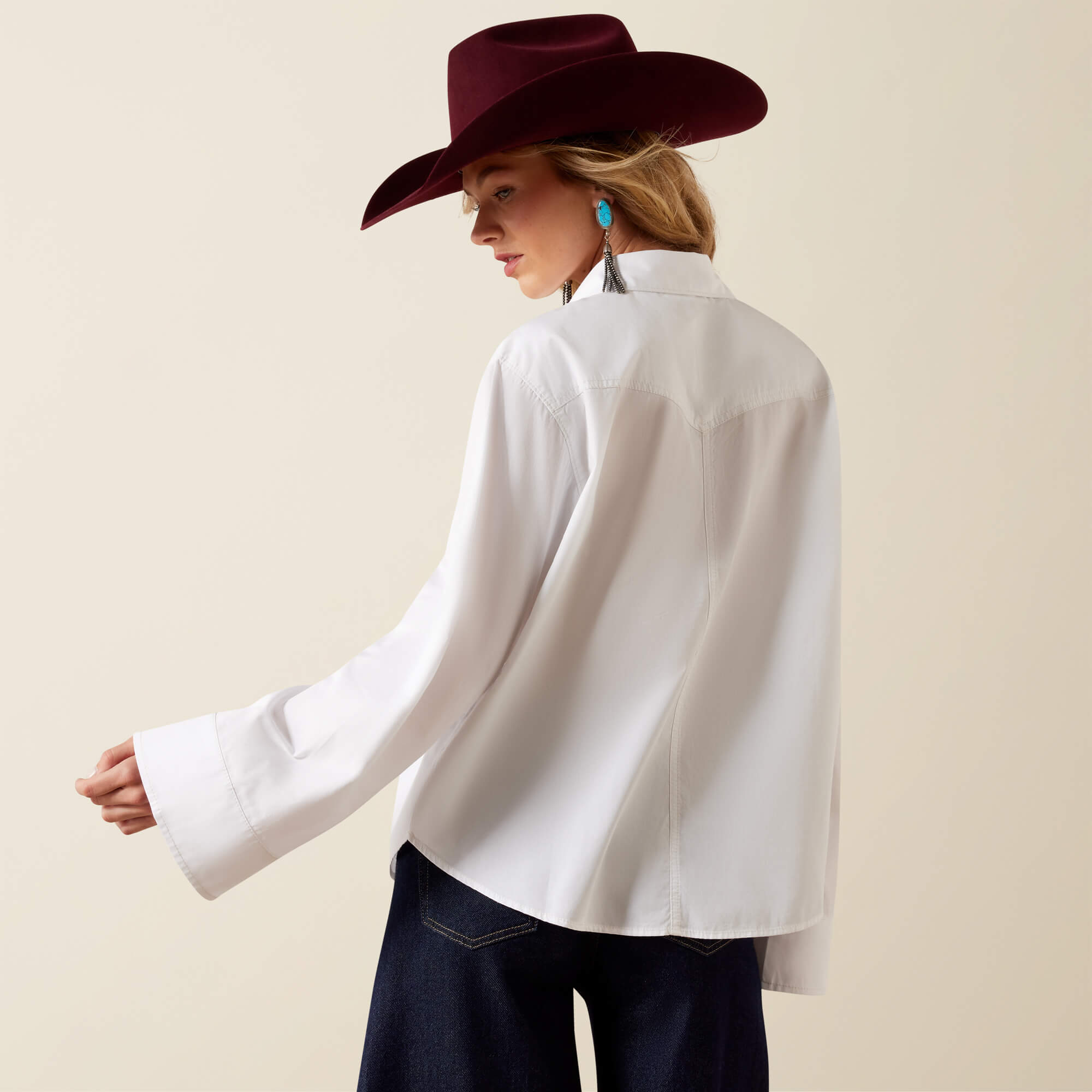 Cassidy Top Back - WHITE