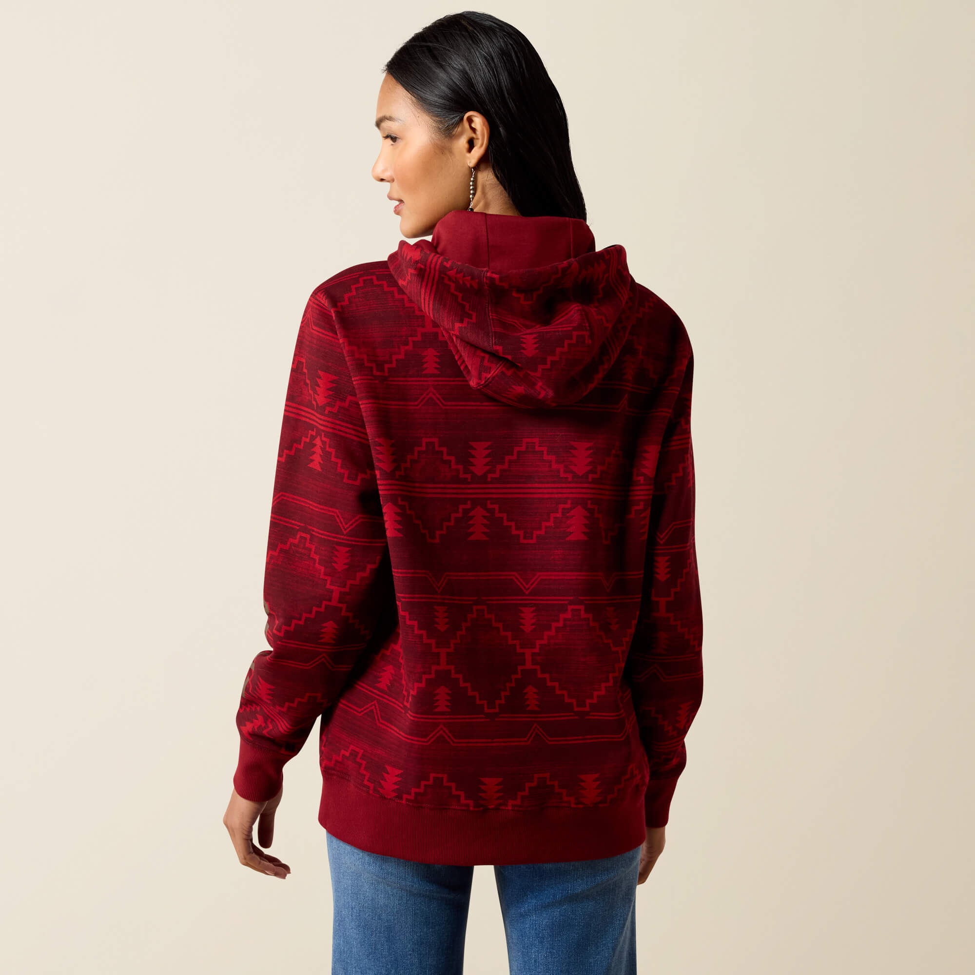 Ariat Logo 2.0 Printed Hoodie Back - ROCKWELL PRINT