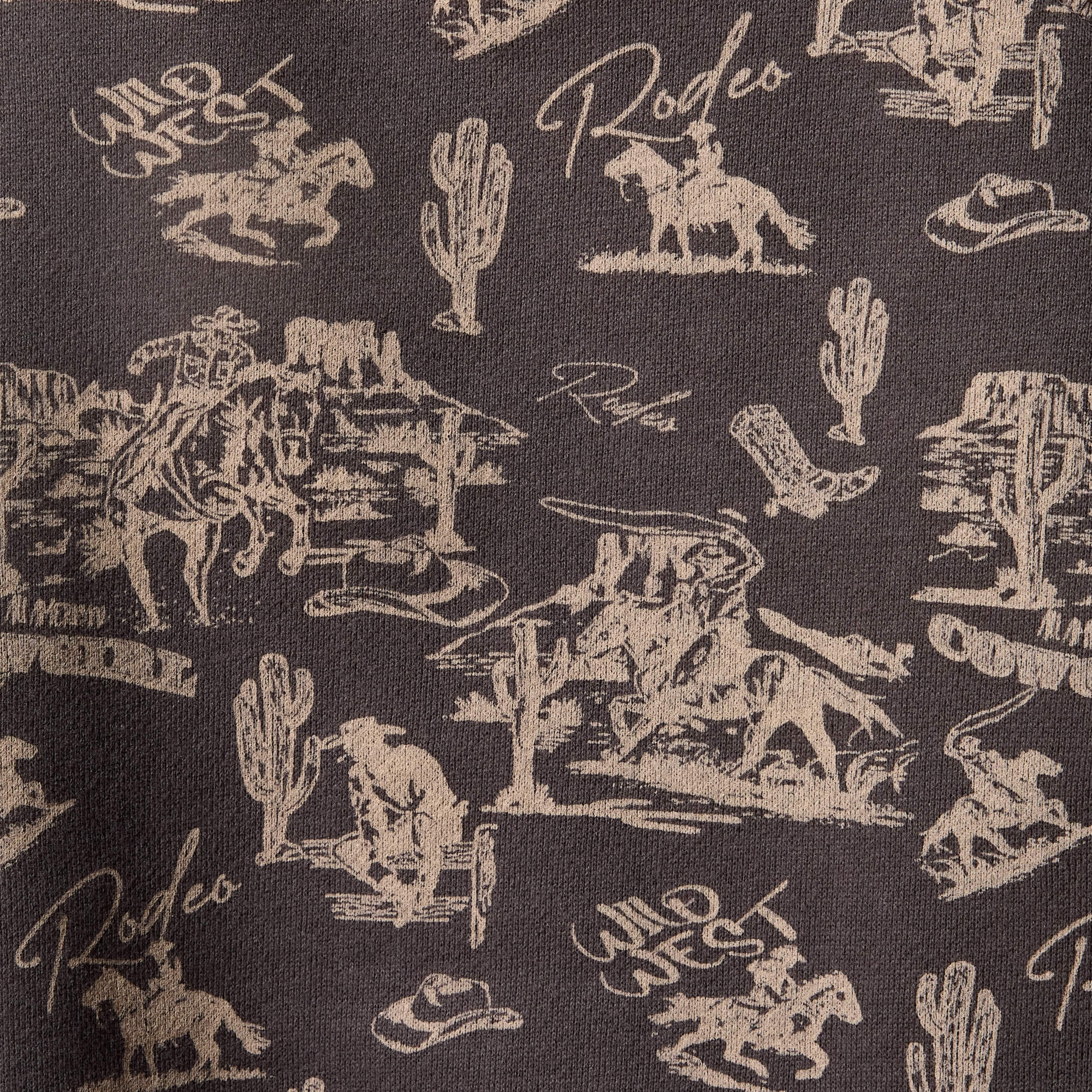 Essential Crew Sweatshirt 02 - RETRO RODEO CARBON COPY