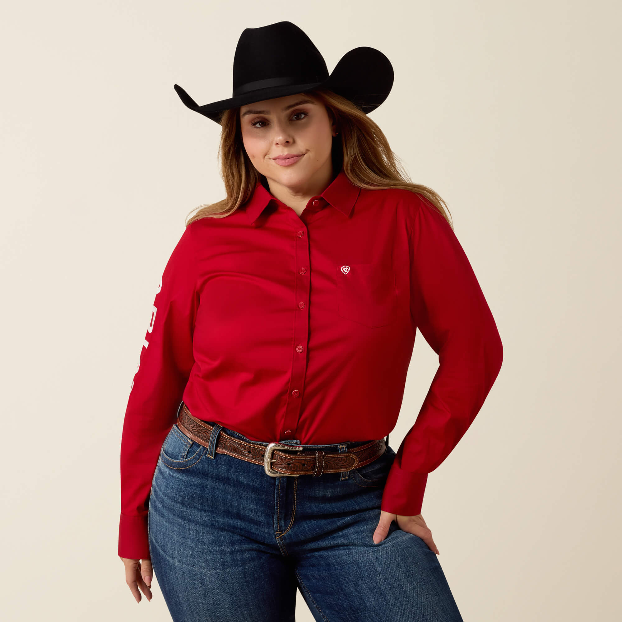 Team Kirby Shirt Front Plus - SAVVY RED