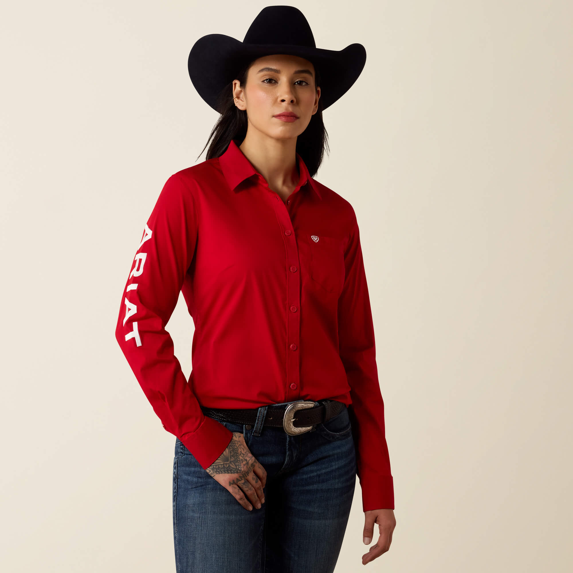 Team Kirby Shirt Front - SAVVY RED