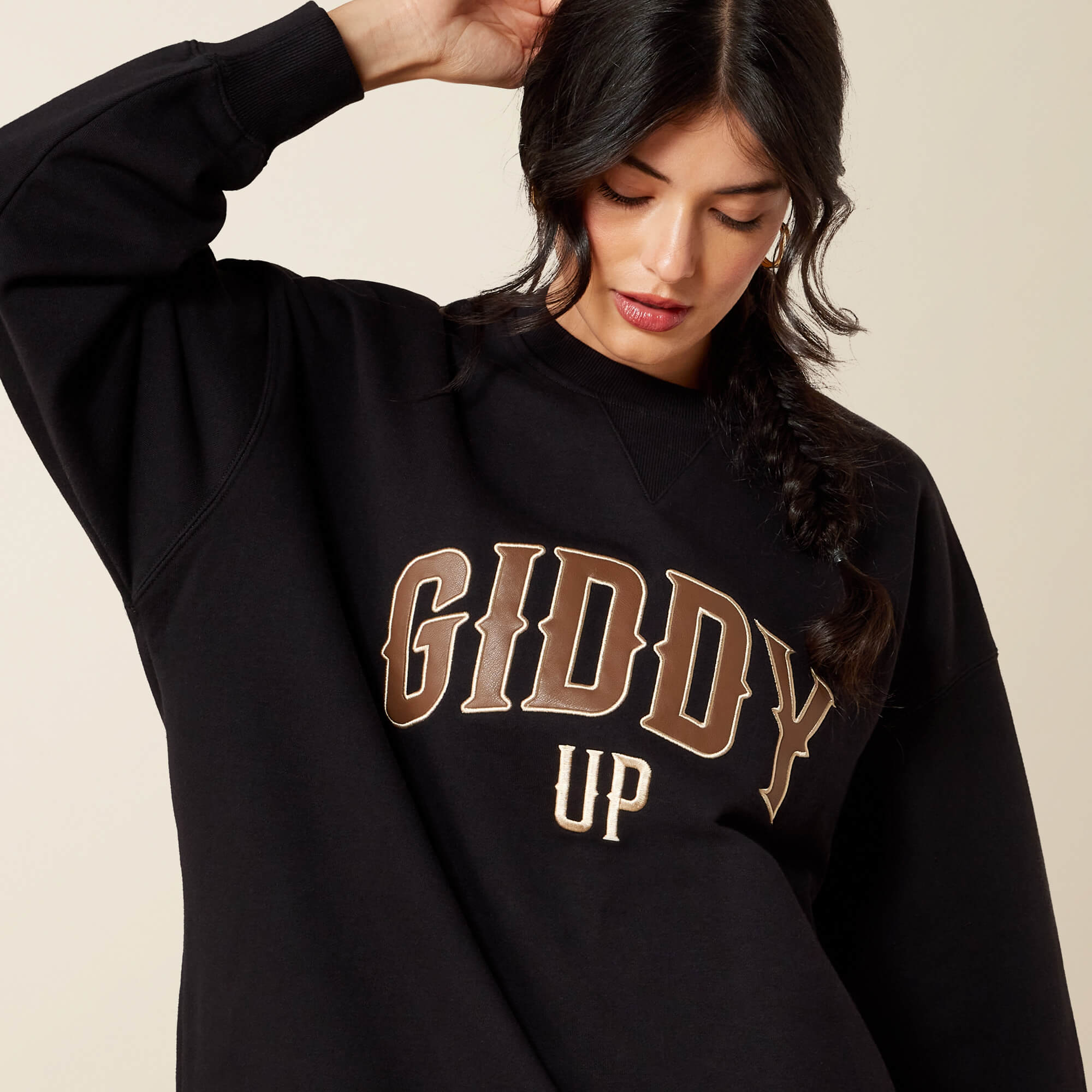 Oversize Sweatshirt 01 - BLACK