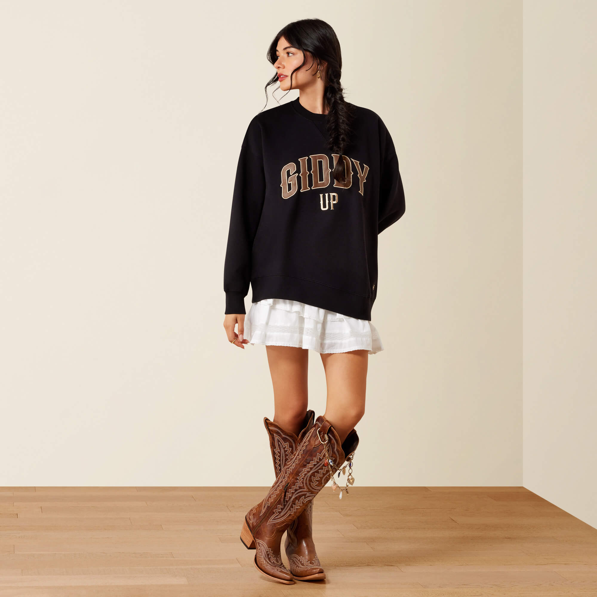 Oversize Sweatshirt Full - BLACK