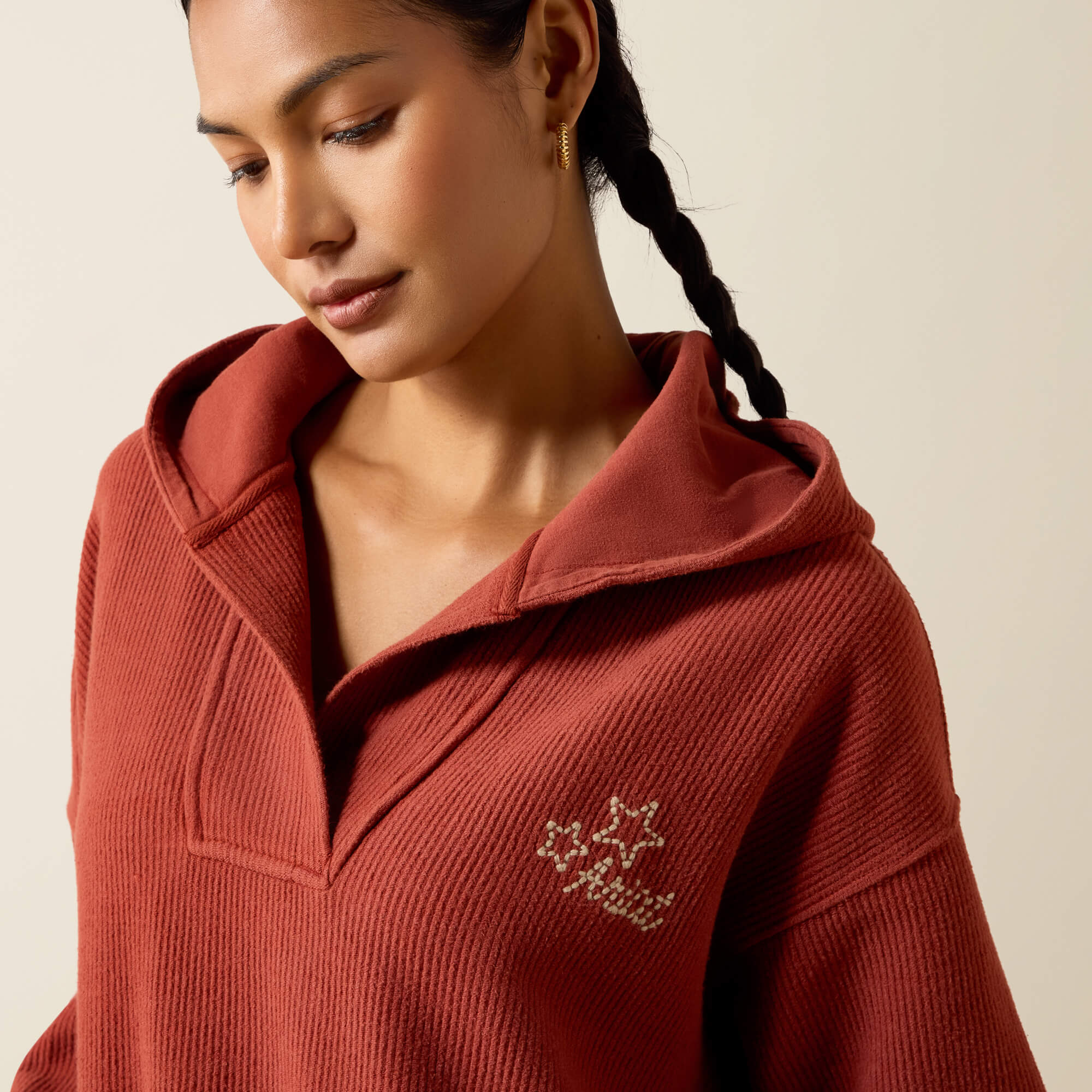Valencia Hoodie 01 - BURNT HENNA