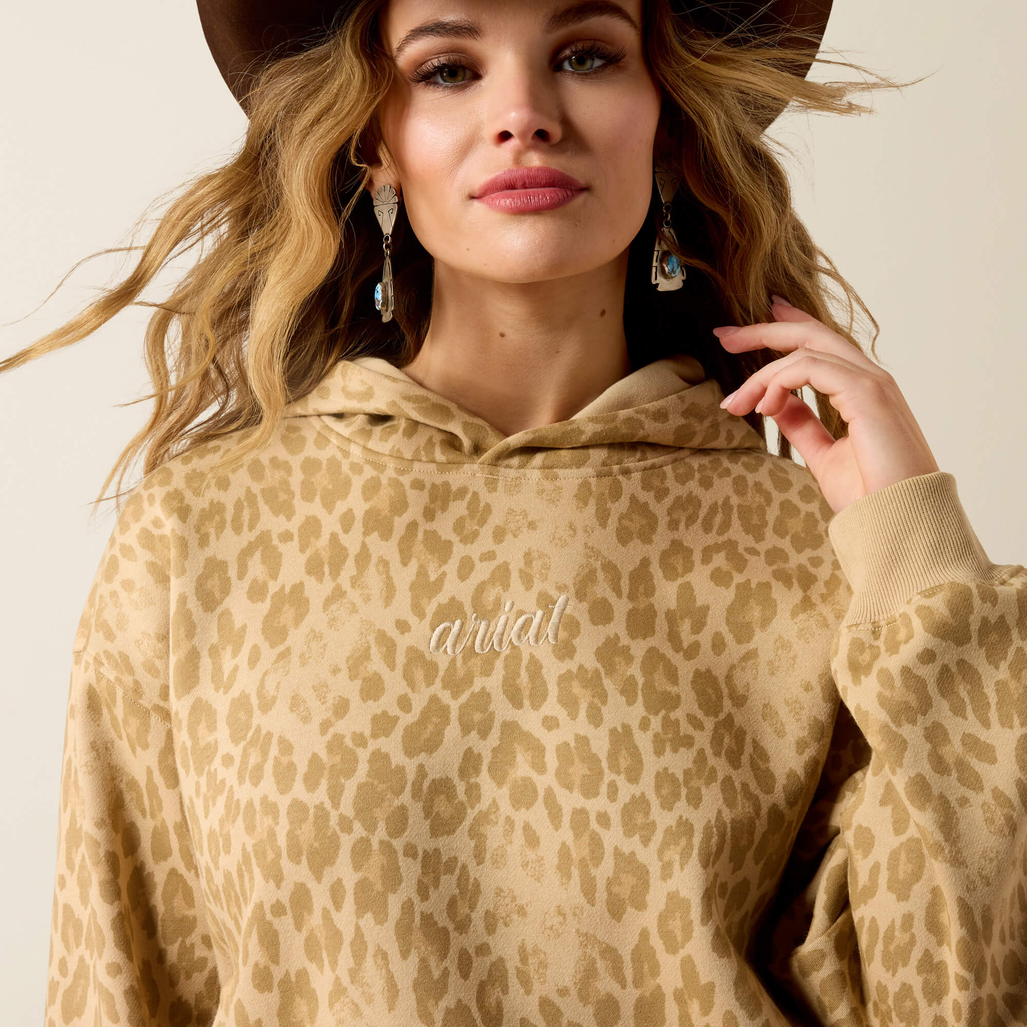 Essential Hoodie 02 - FADED LEOPARD