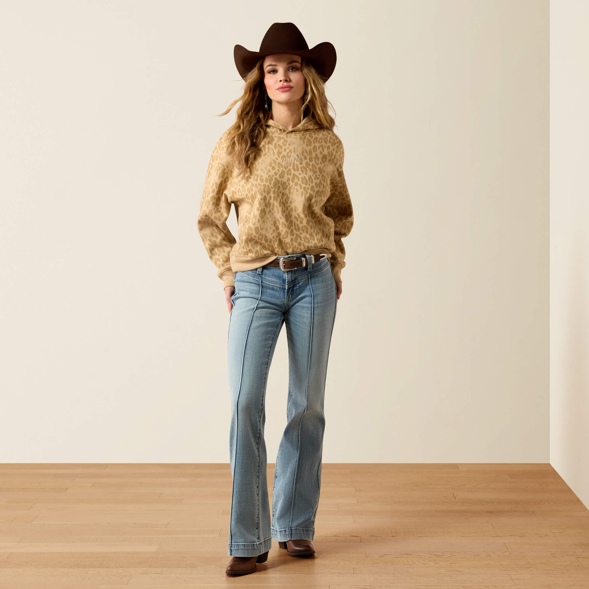 Essential Hoodie Full - FADED LEOPARD
