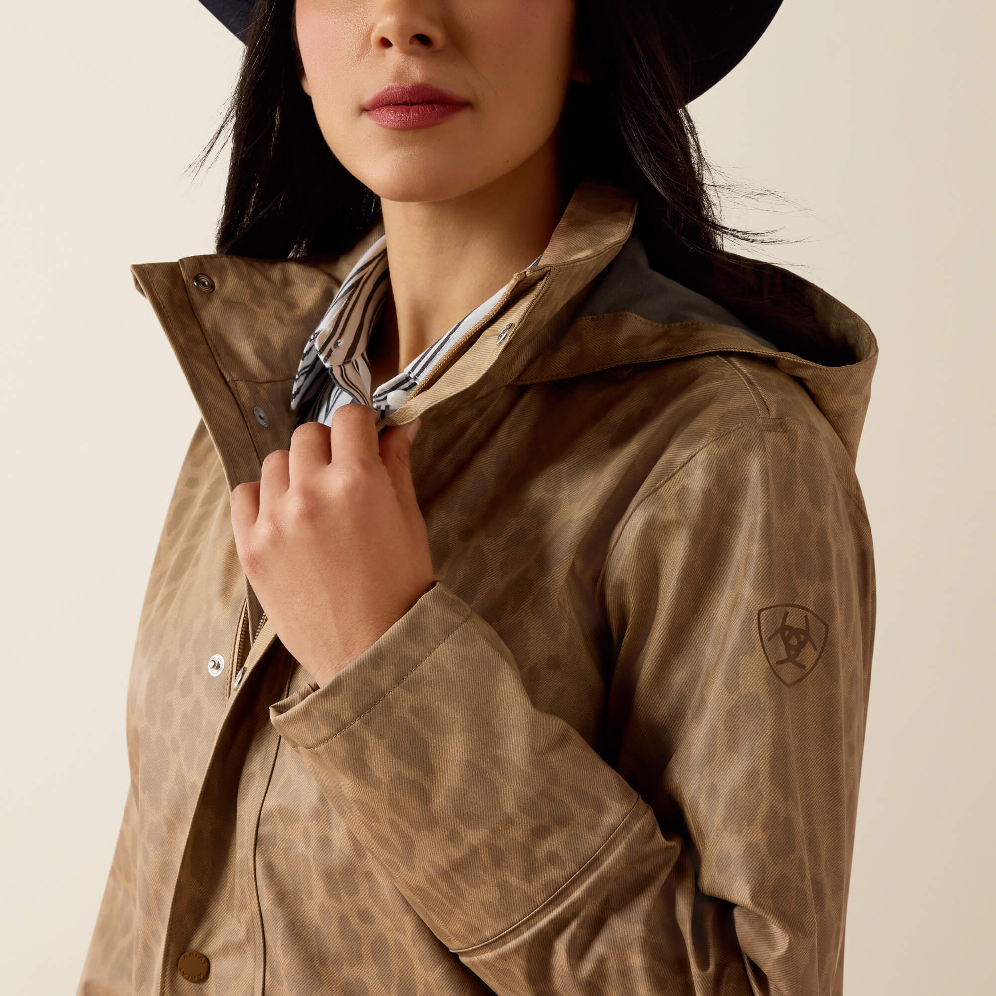 Drizzle Rain Coat 01 - FADED LEOPARD