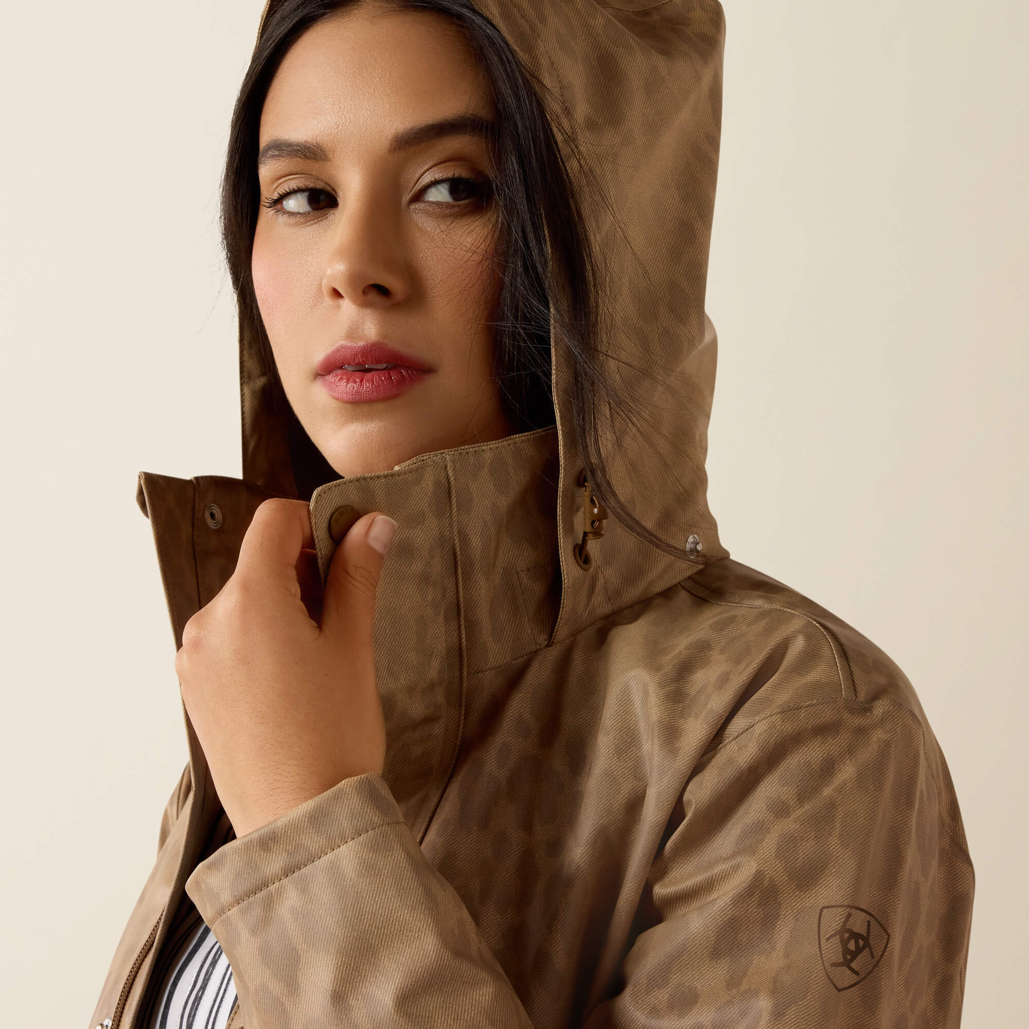 Drizzle Rain Coat 03 - FADED LEOPARD