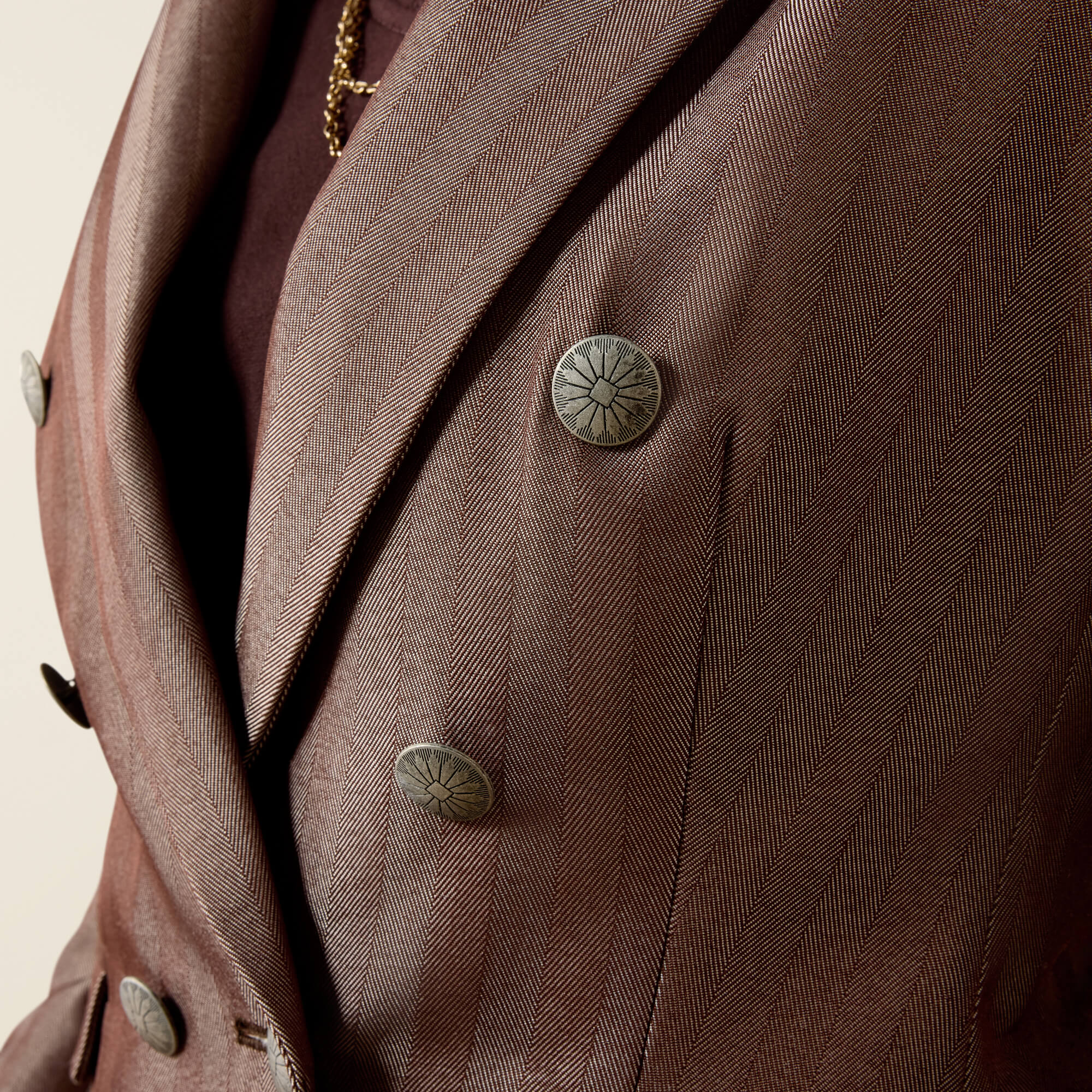 Herringbone Blazer 01 - CHICORY COFFEE TWEED