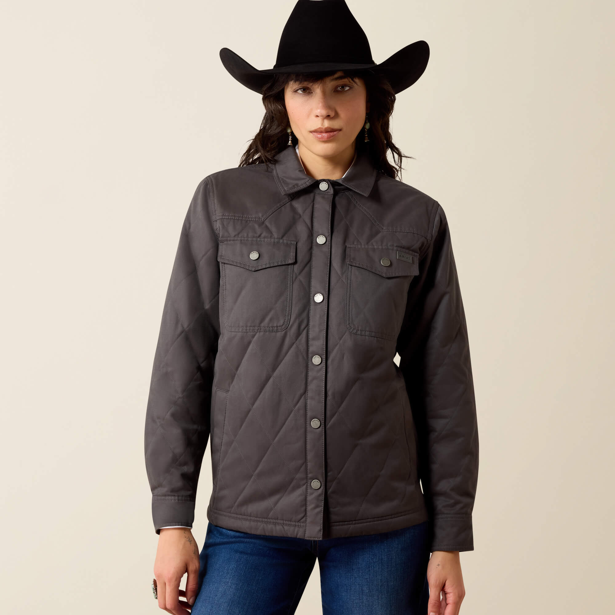 Grizzly Quilted Barn Jacket 01 - CARBON COPY