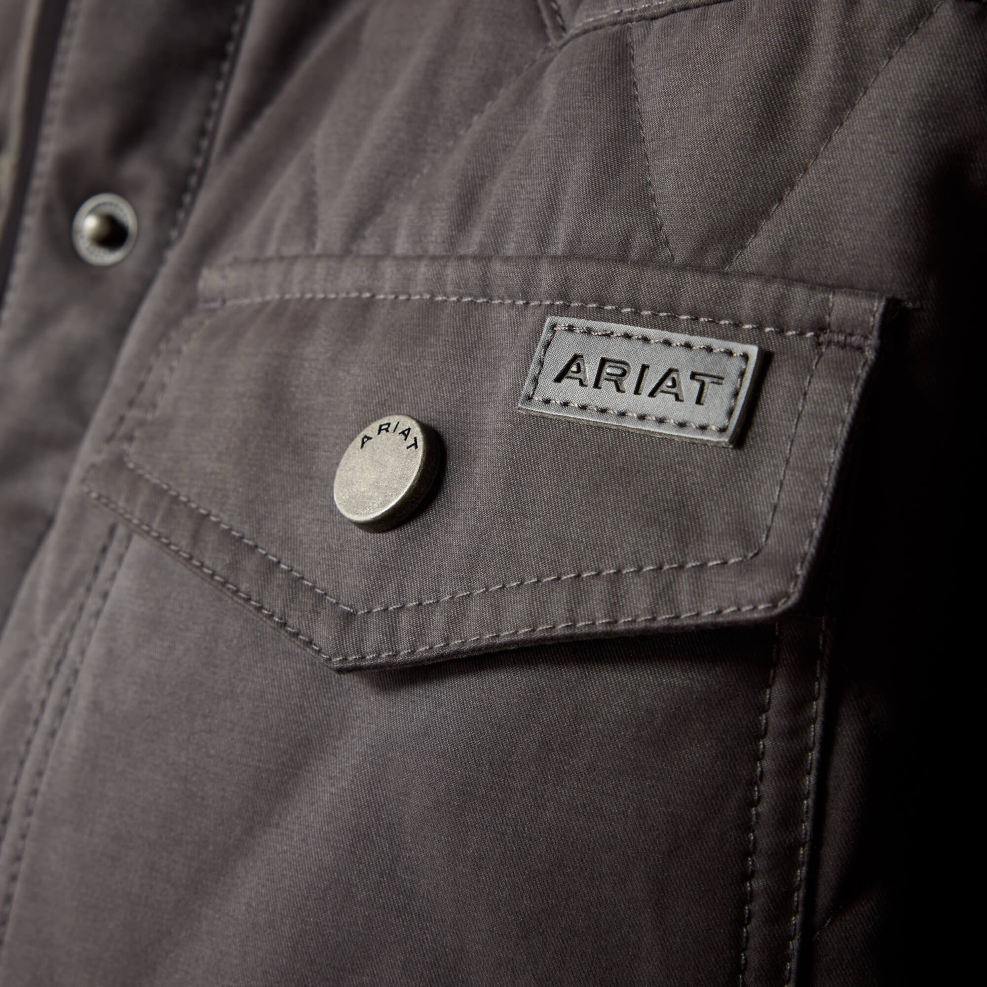 Grizzly Quilted Barn Jacket 04 - CARBON COPY
