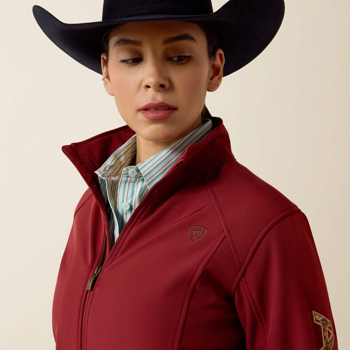 Ariat Logo Softshell Jacket - Syrah