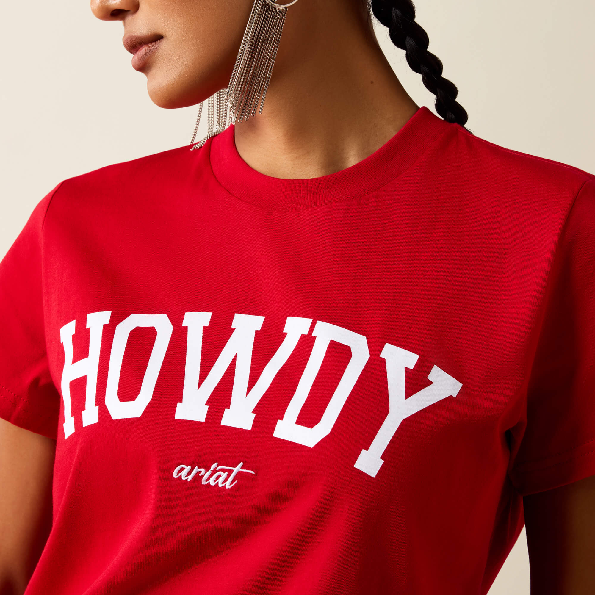 Collegiate Howdy T-Shirt 01 - CRIMSON|WHITE