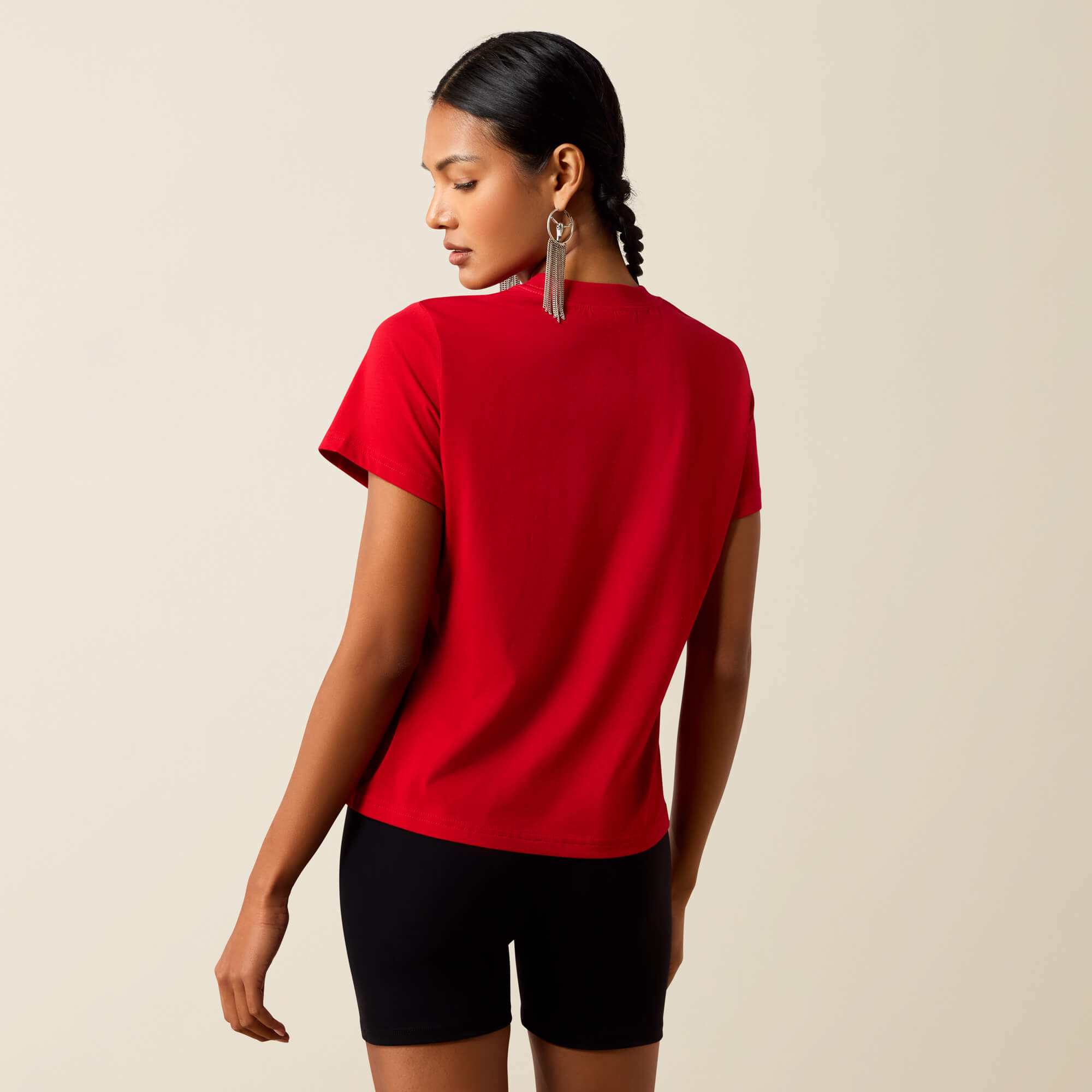 Collegiate Howdy T-Shirt Back - CRIMSON|WHITE