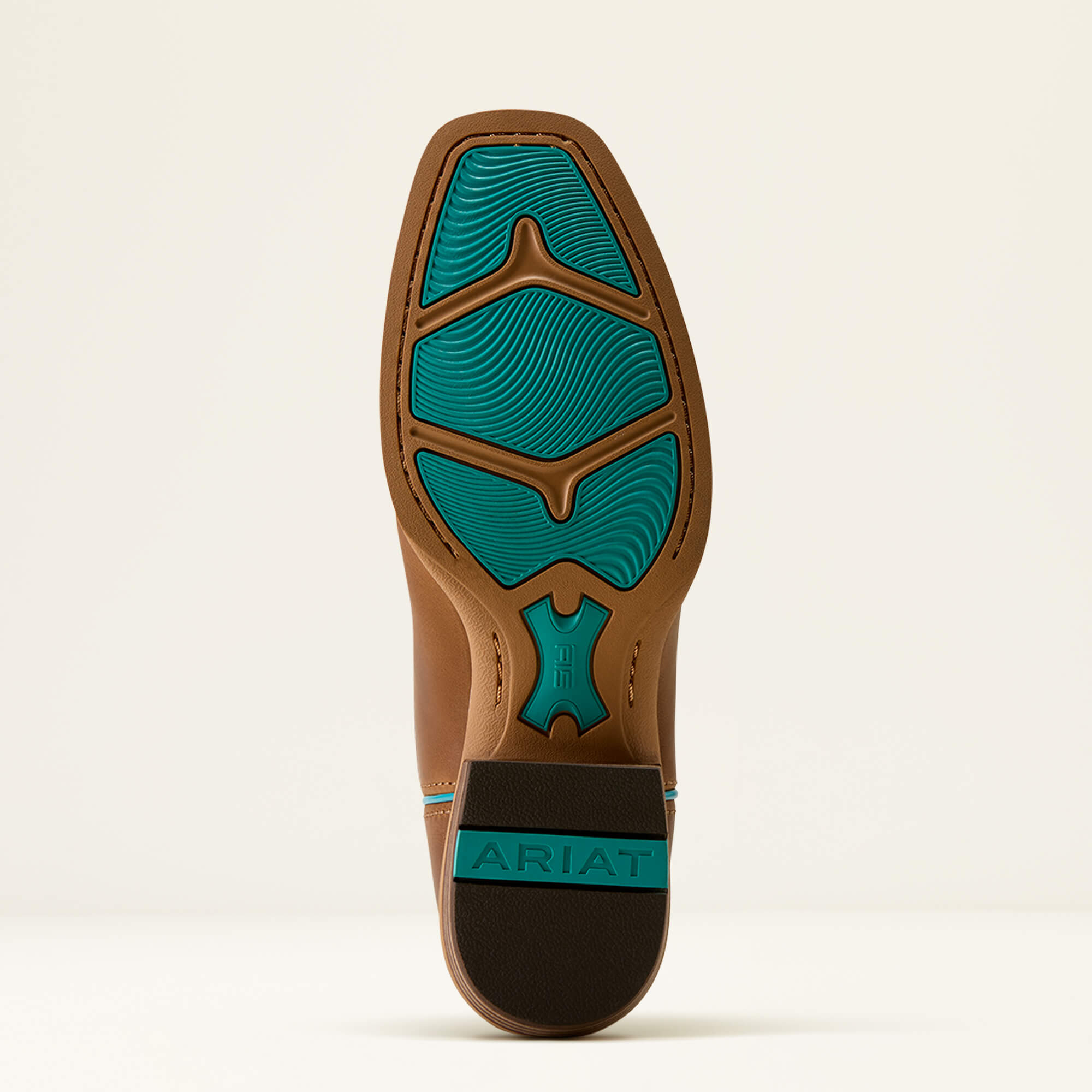 Lucera Narrow Cutter Toe Western Boot Sole - WHEAT BROWN|SOFT PARCHMENT