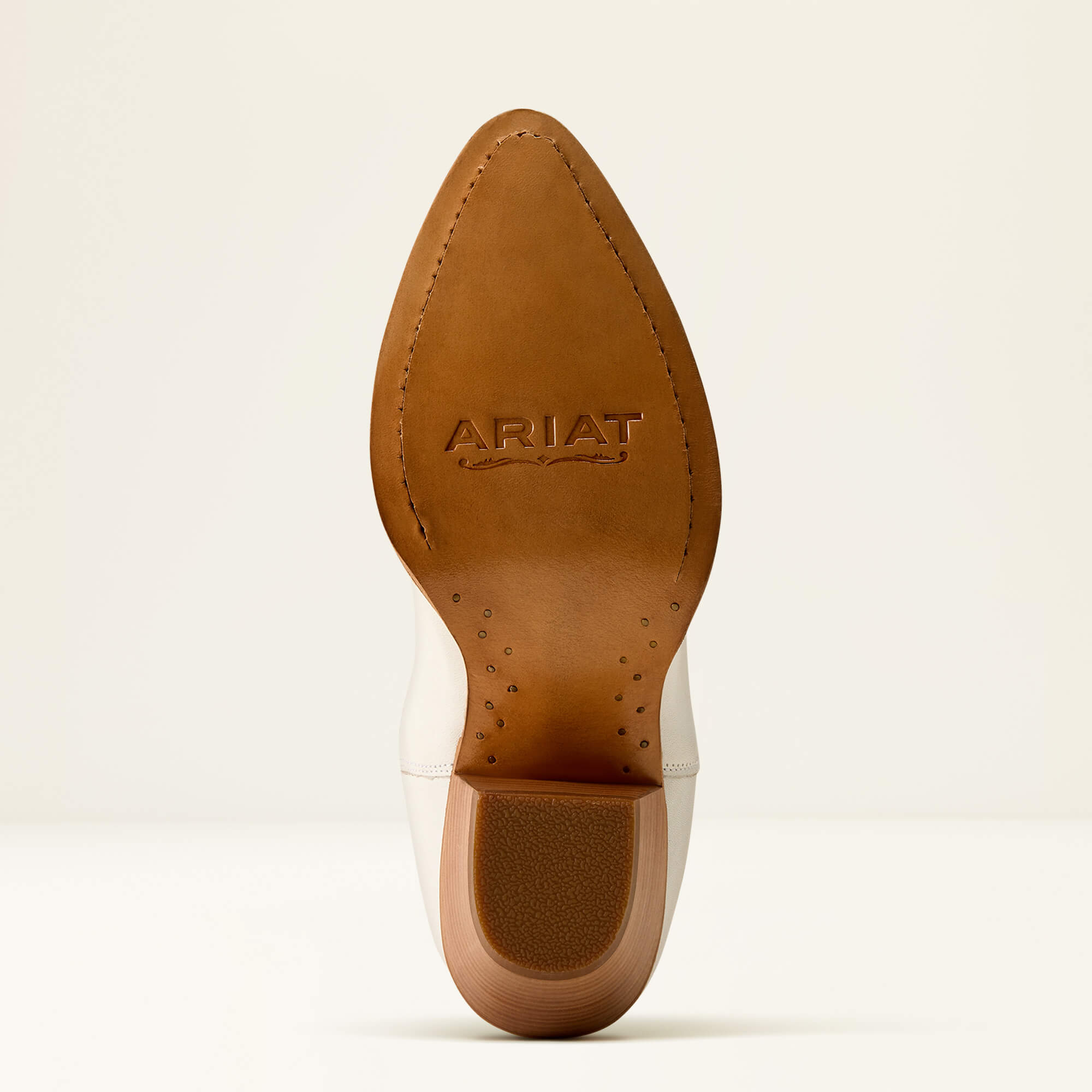 Beaux J Toe Western Boot Sole - IVORY PEARL|MAROON