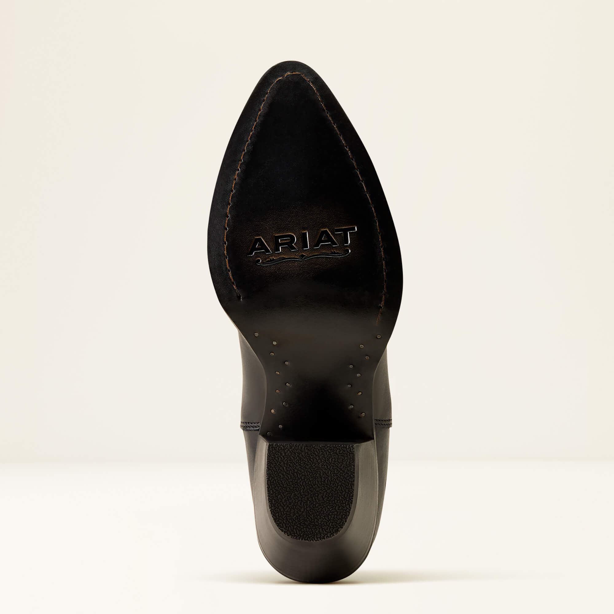 Beaux J Toe Western Boot Sole - INKWELL BLACK|GARNET RED
