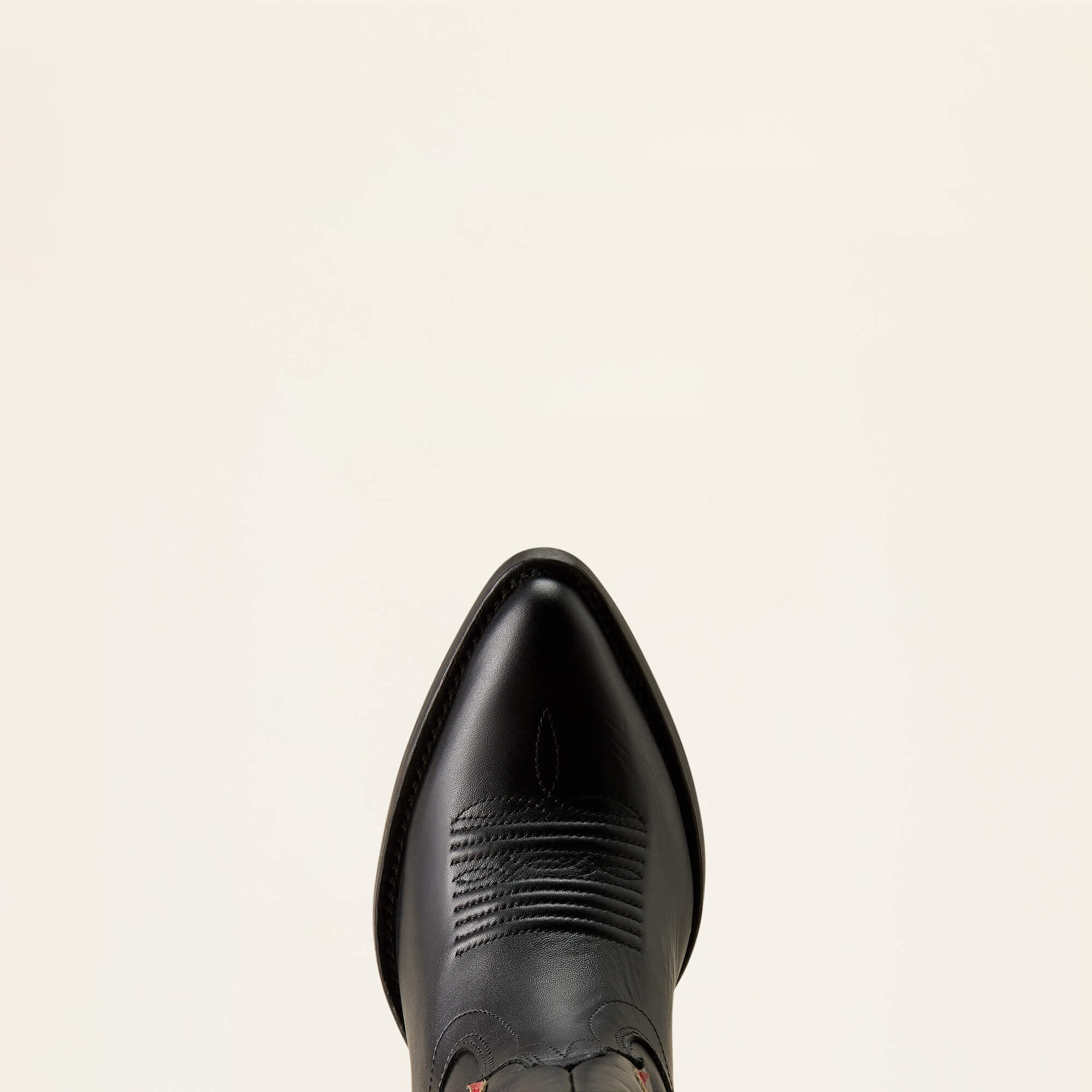 Beaux J Toe Western Boot Toe - INKWELL BLACK|GARNET RED