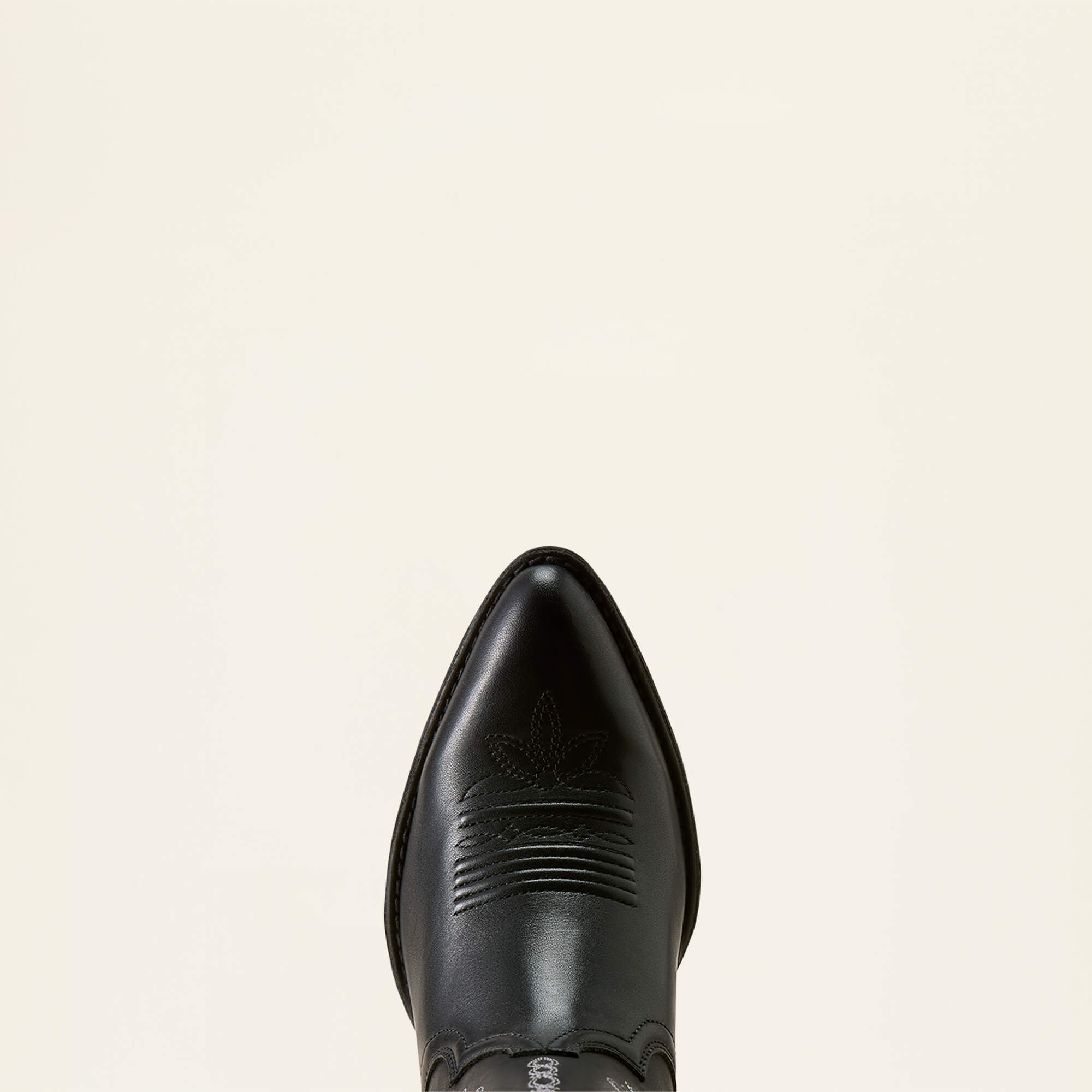 Heritage Blossom J Toe Western Boot Toe - SUPPLE BLACK