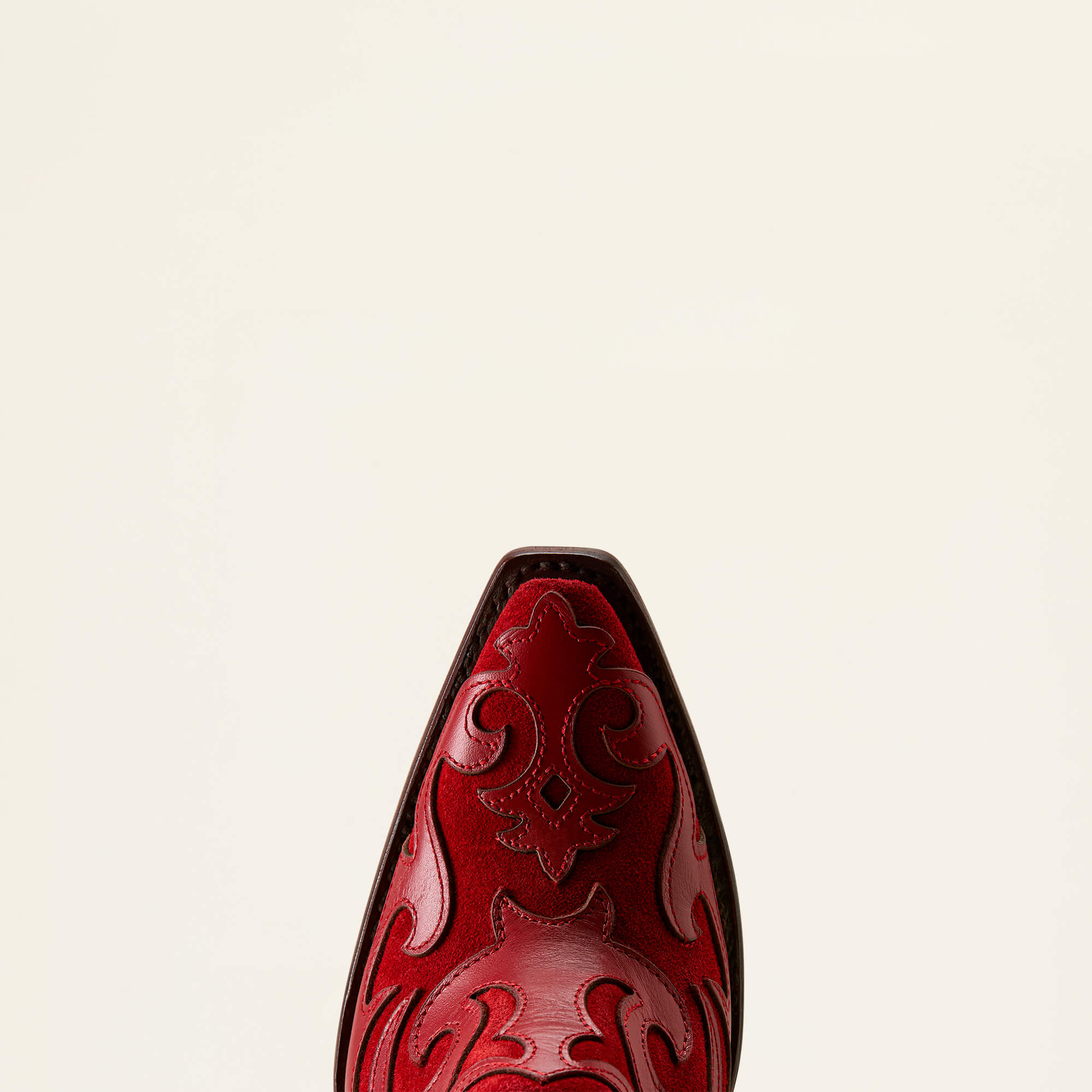 Roux X Toe Western Boot Toe - CHERRY SUEDE|CHERRY HEAT