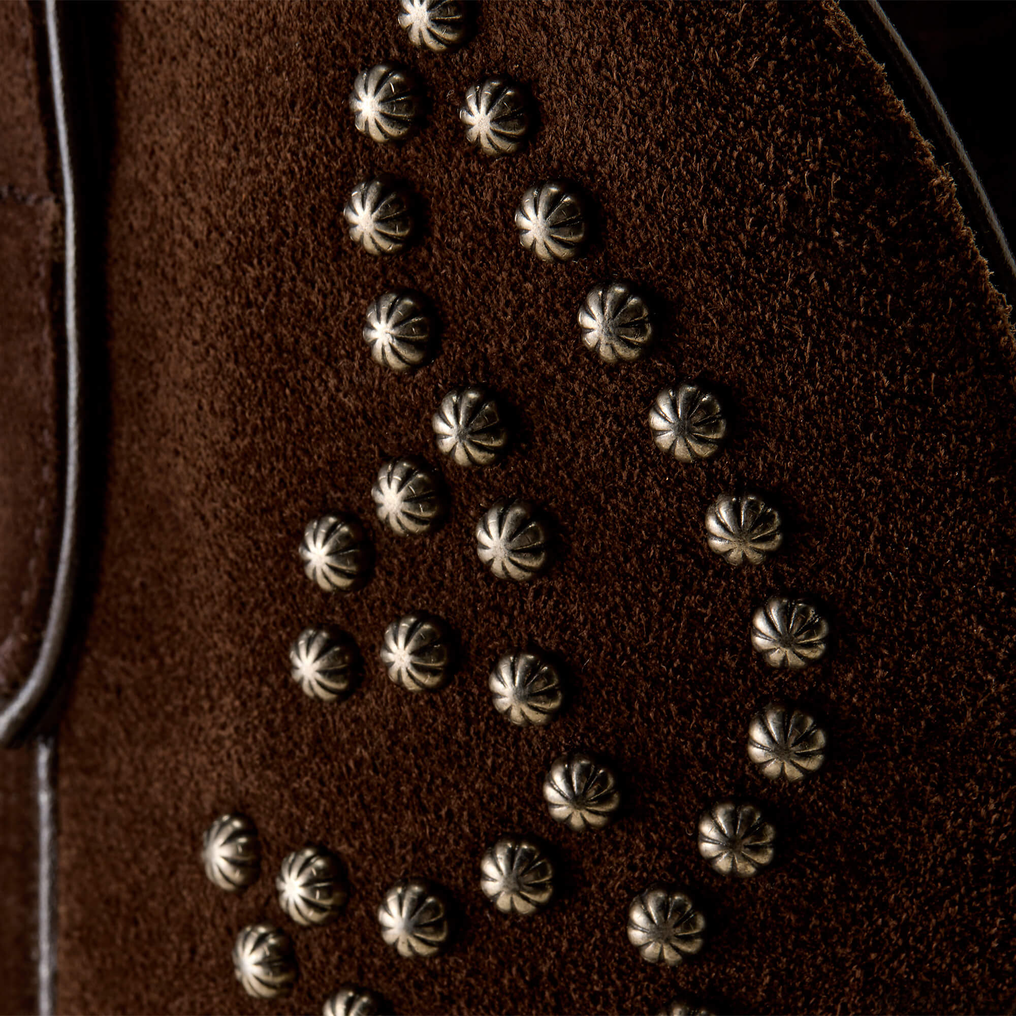 Vixen X Toe Western Boot 01 - WALNUT SUEDE