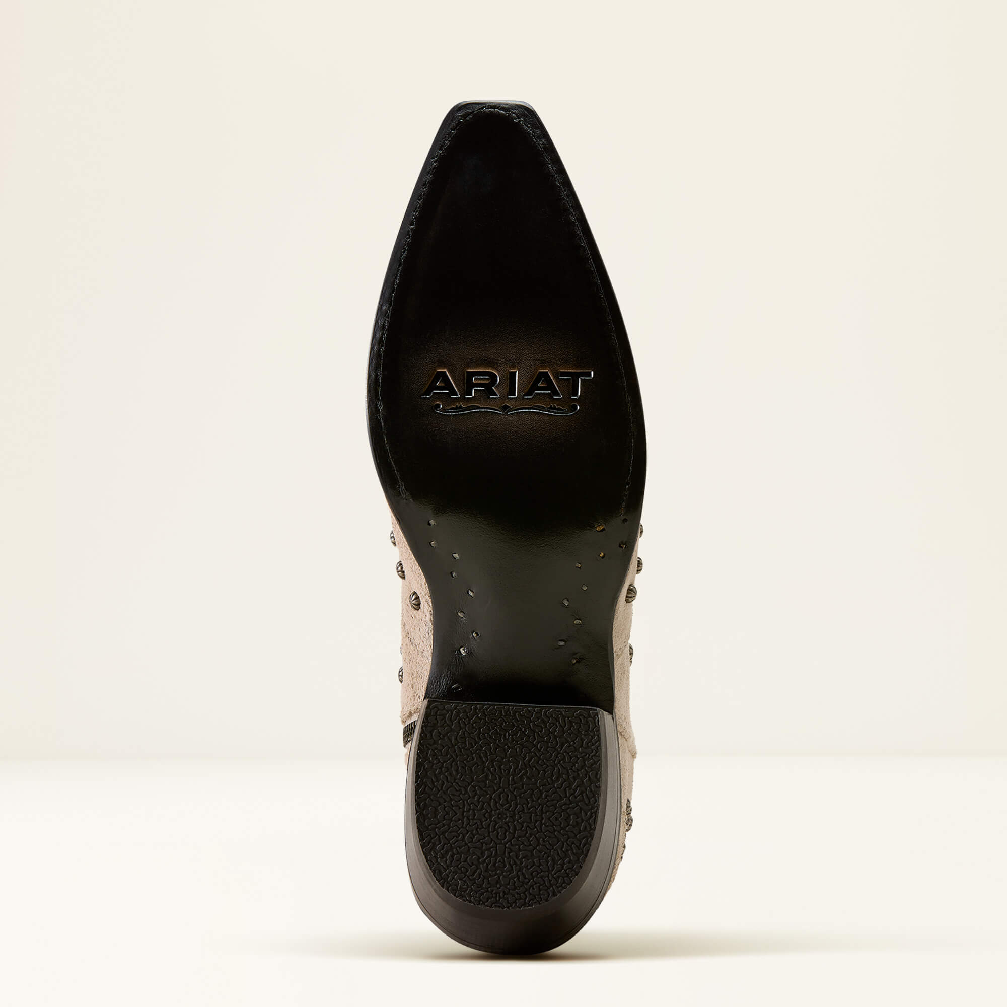 Siren X Toe Western Boot Sole - CLOUD WHITE SUEDE