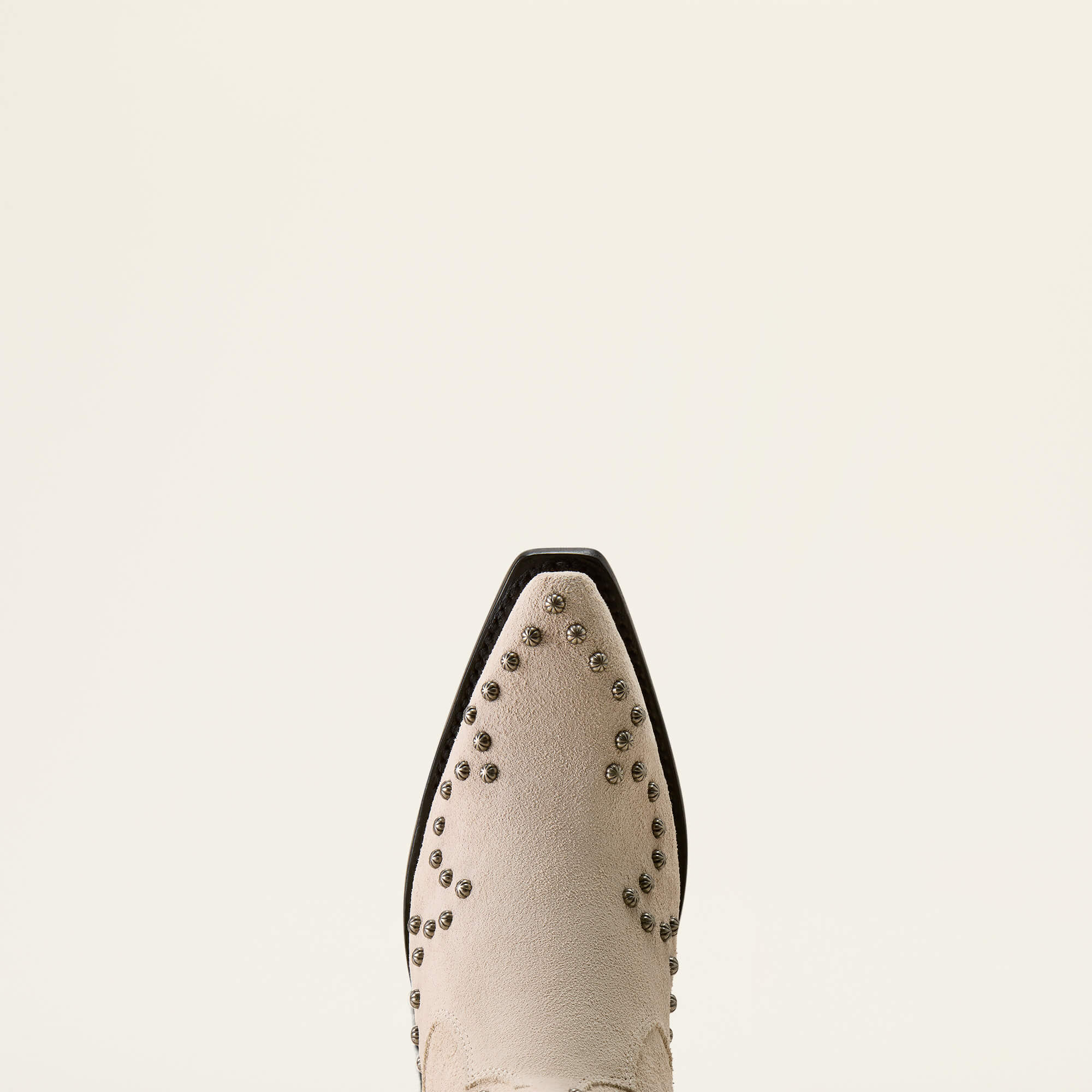 Siren X Toe Western Boot Toe - CLOUD WHITE SUEDE
