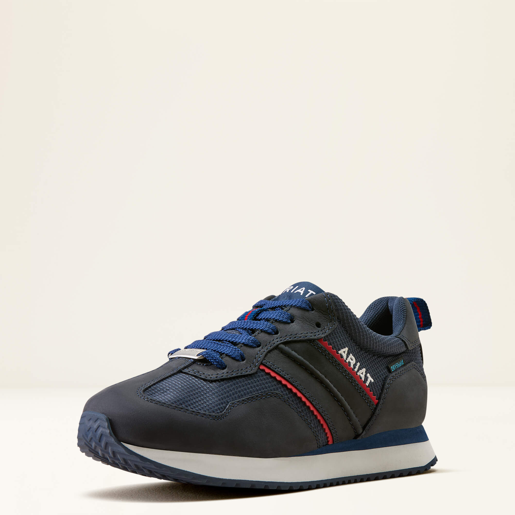 Ranch Runner Waterproof Shoe 3-4 Front - TEAM NAVY