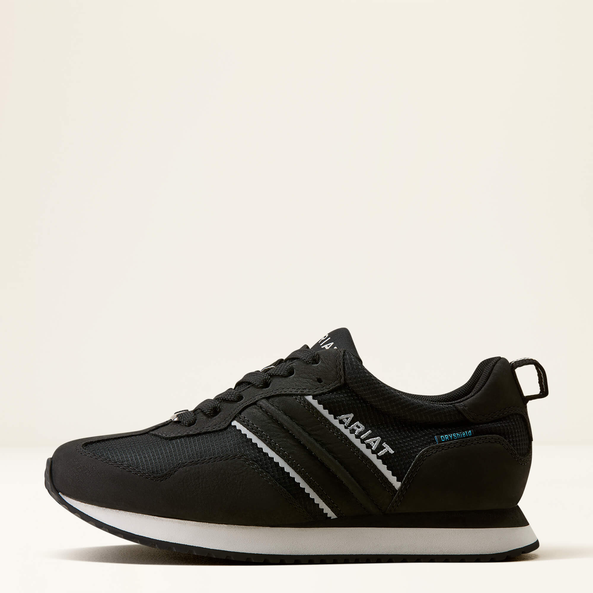 Ranch Runner Waterproof Shoe Side - CARBON BLACK