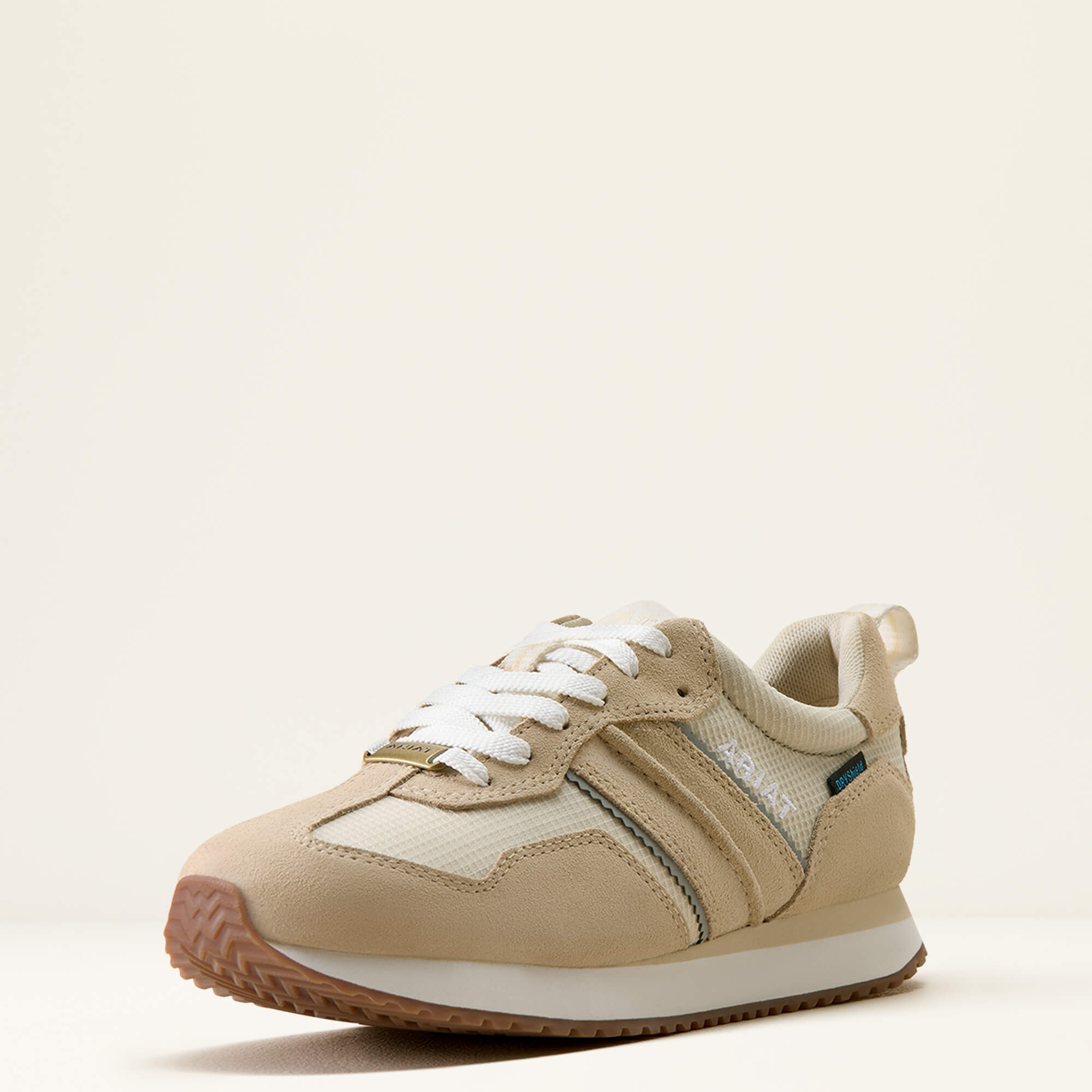Ranch Runner Waterproof Shoe 3-4 Front - CLOUD CREAM