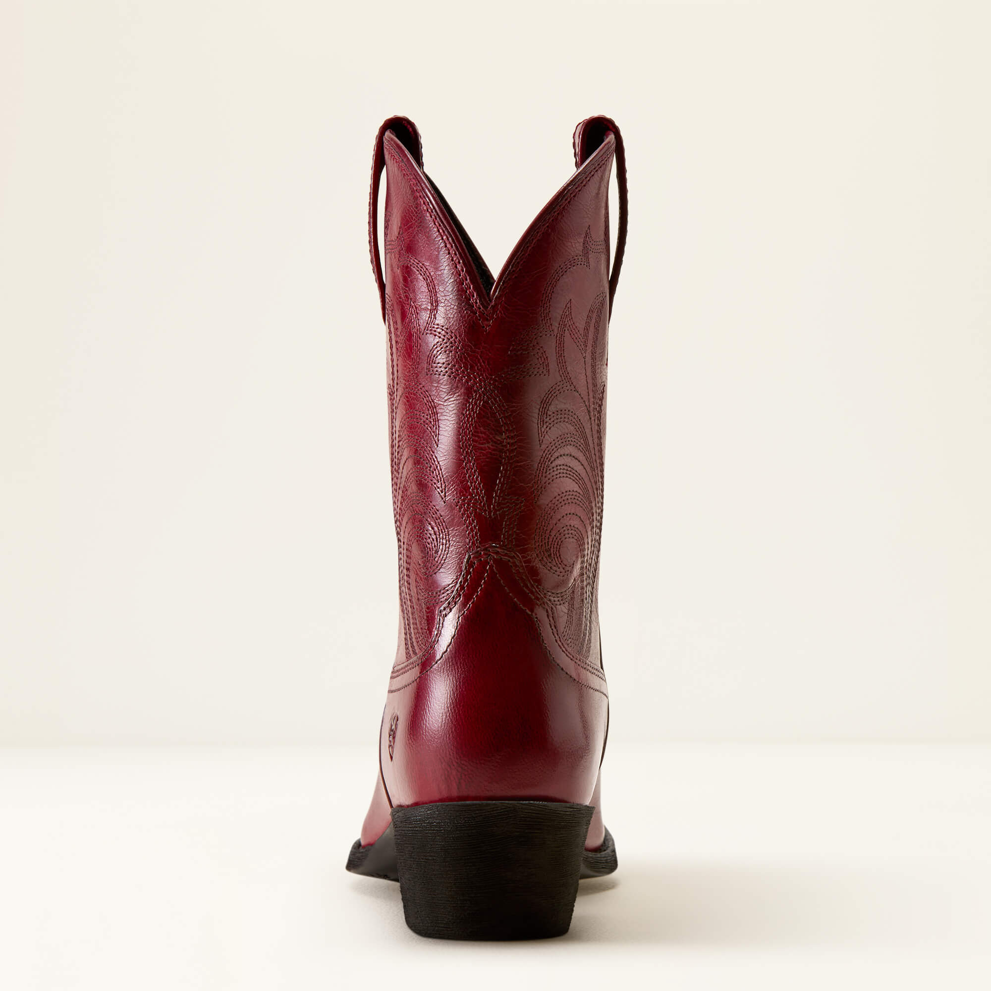 Heritage Noir R Toe Western Boot Heel - DRESSY ROUGE