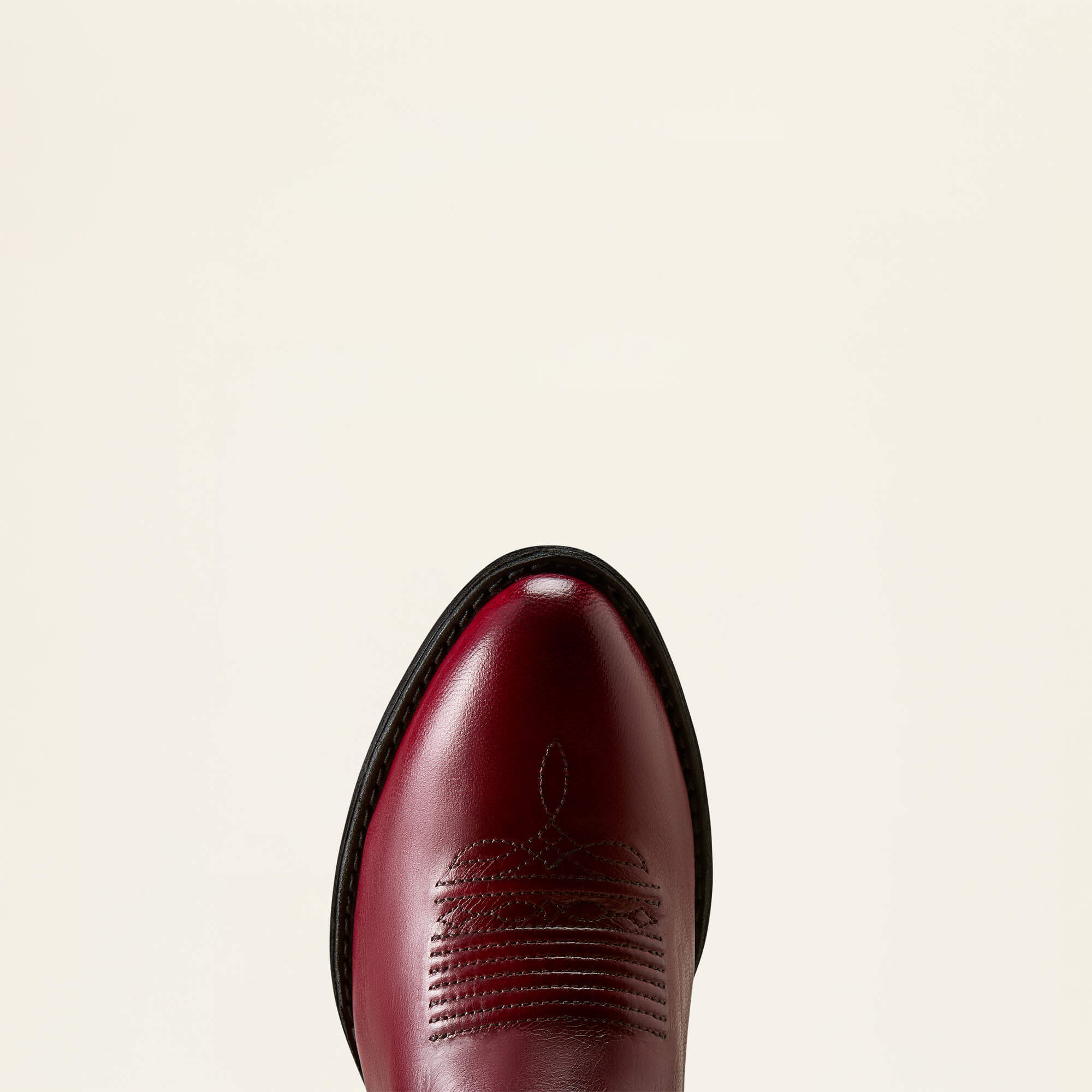 Heritage Noir R Toe Western Boot Toe - DRESSY ROUGE