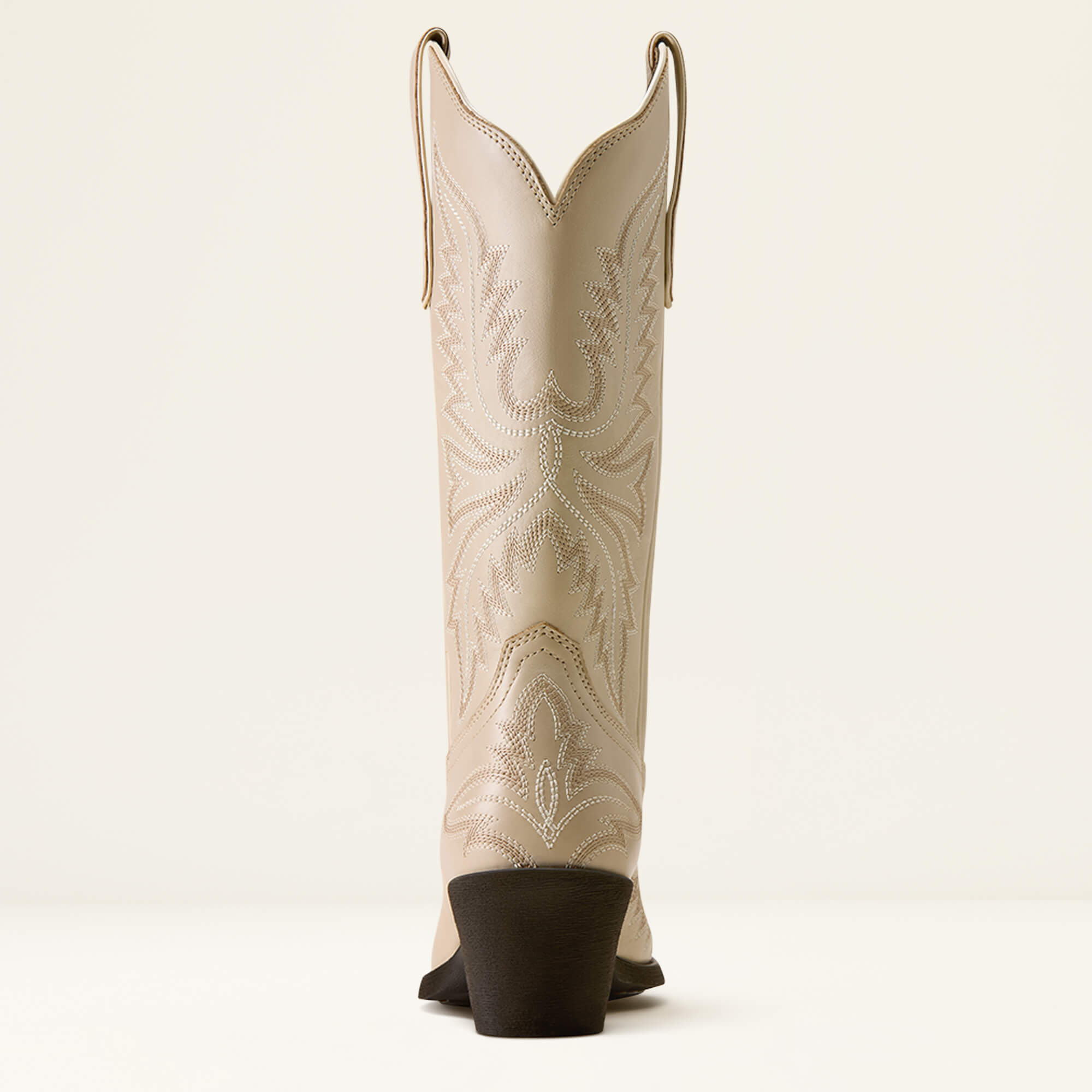 Round Up Collins D Toe Western Boot Heel - BUTTERCREAM