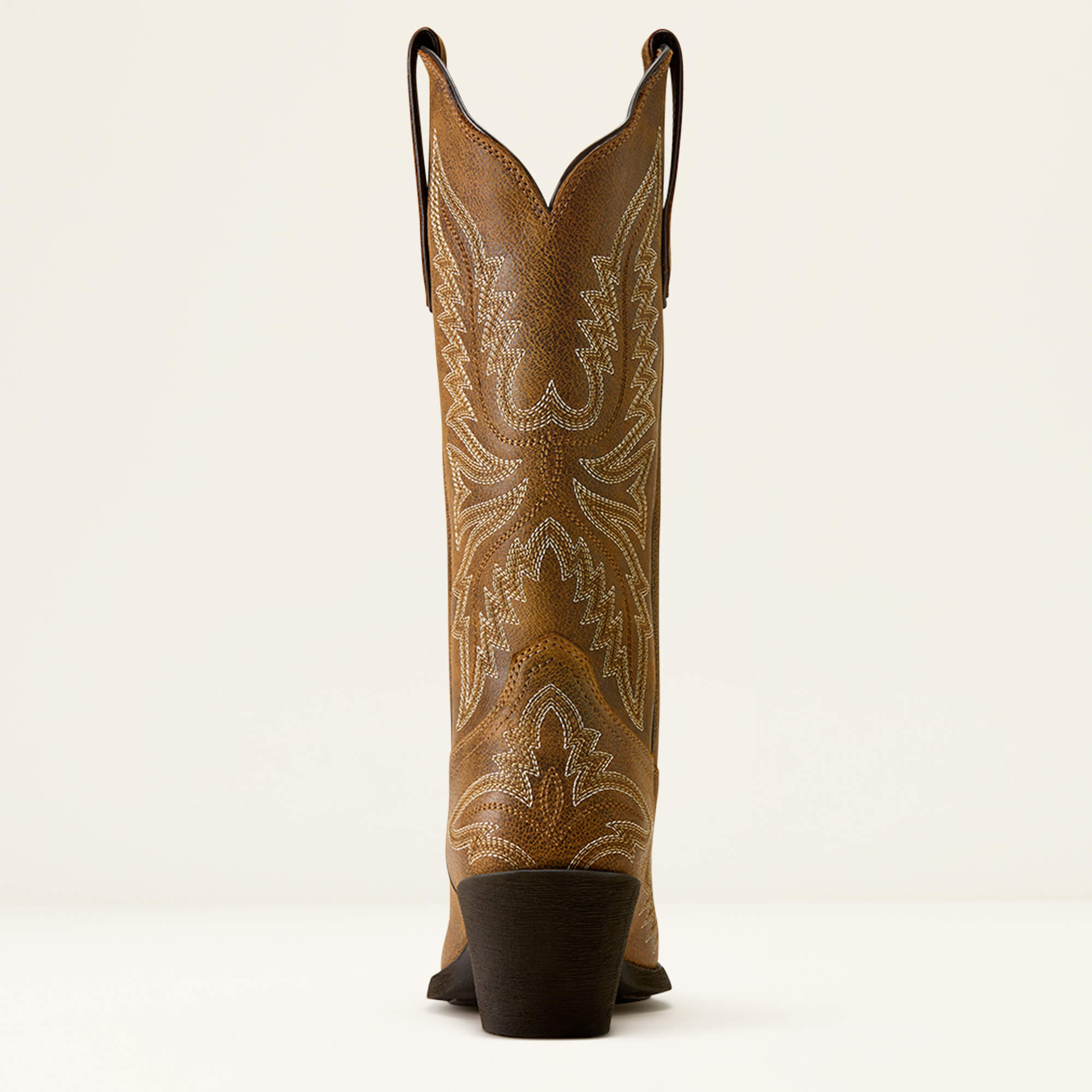 Round Up Collins D Toe Western Boot Heel - BROWN BOMBER